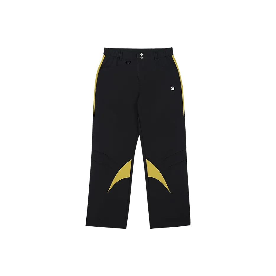 MYSAMESAME Casual Pants Unisex Sparkling Black