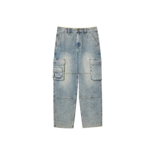 JACK&JONES C40 Светло-синий деним Мужские Джинсы