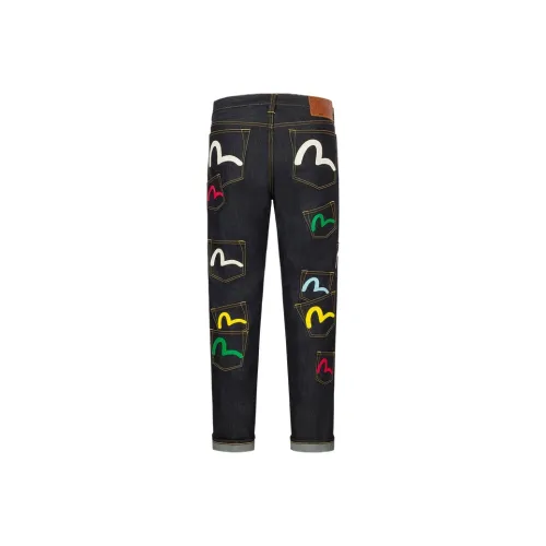 EVISU Джинсовый синий Мужские Джинсы
