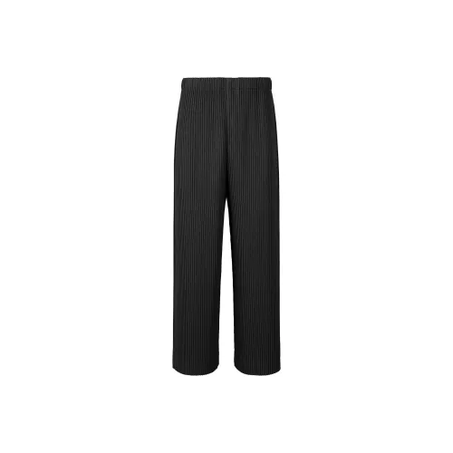 Homme Plissé Issey Miyake Черные Мужские Вязаные Тренировочные Брюки