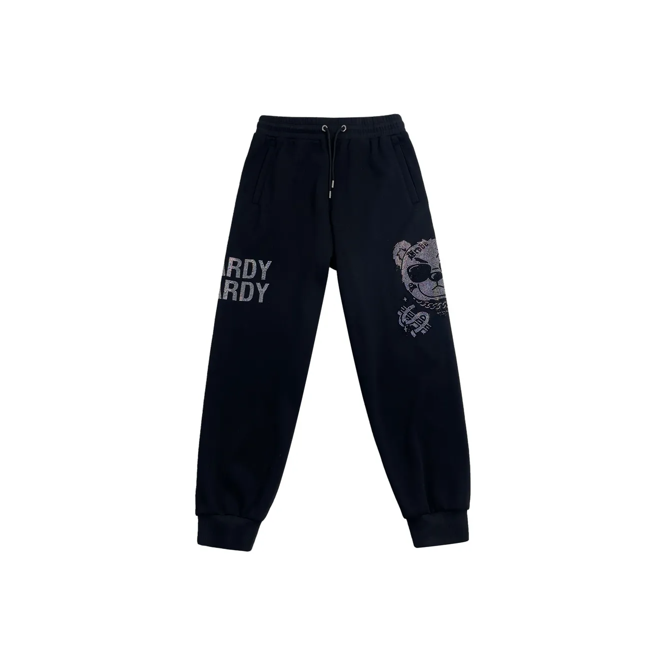 HARDY HARDY Вязаные тренировочные штаны унисекс черные