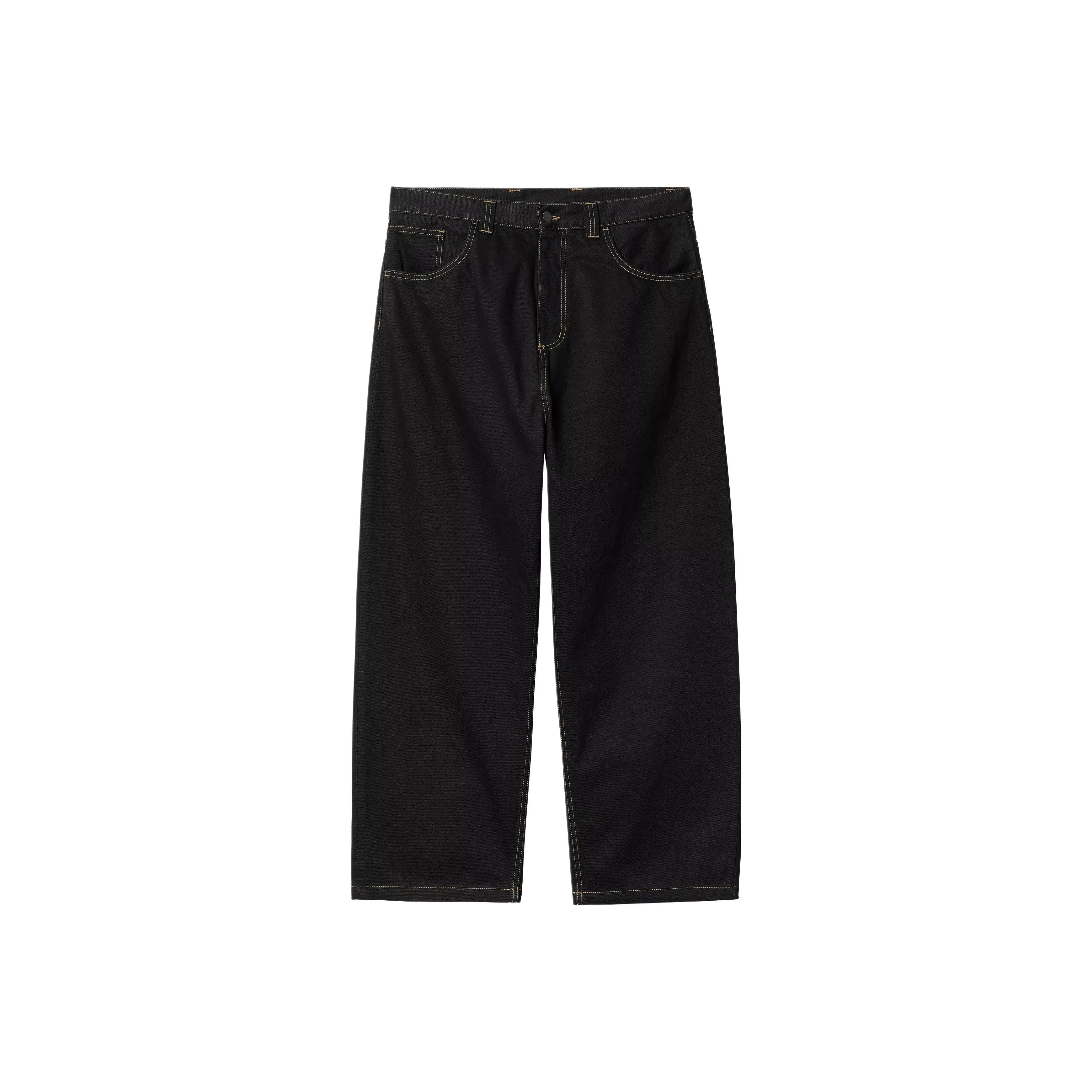 Carhartt WIP SS25 Черные Мужские Джинсы