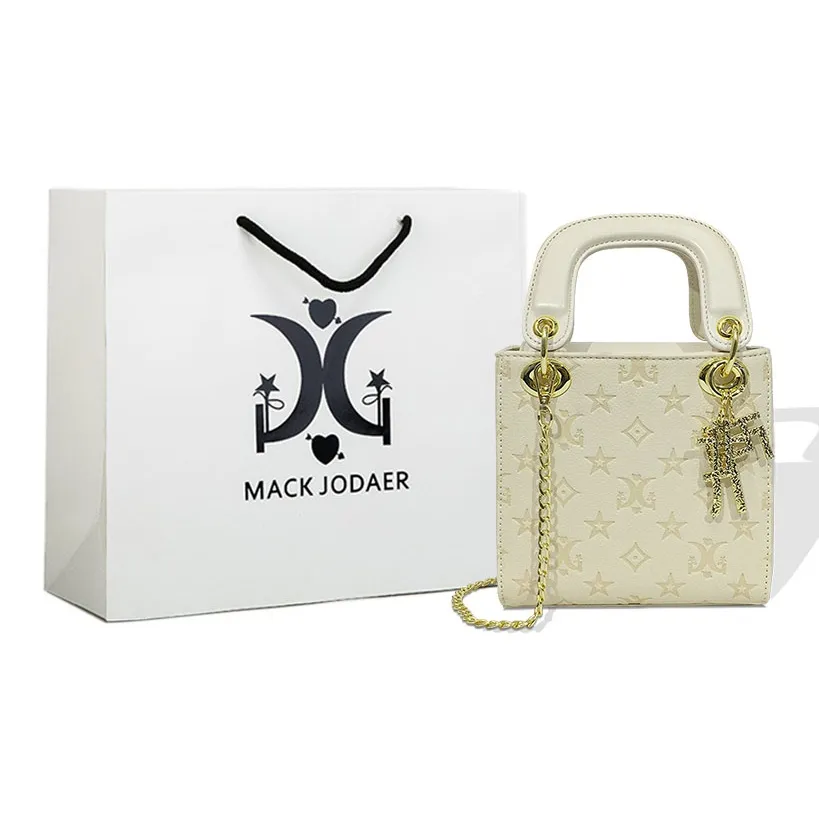 MACK JODAER Сумка из синтетической кожи Lady Dior сумка через плечо сумка для женщин цвет экрю