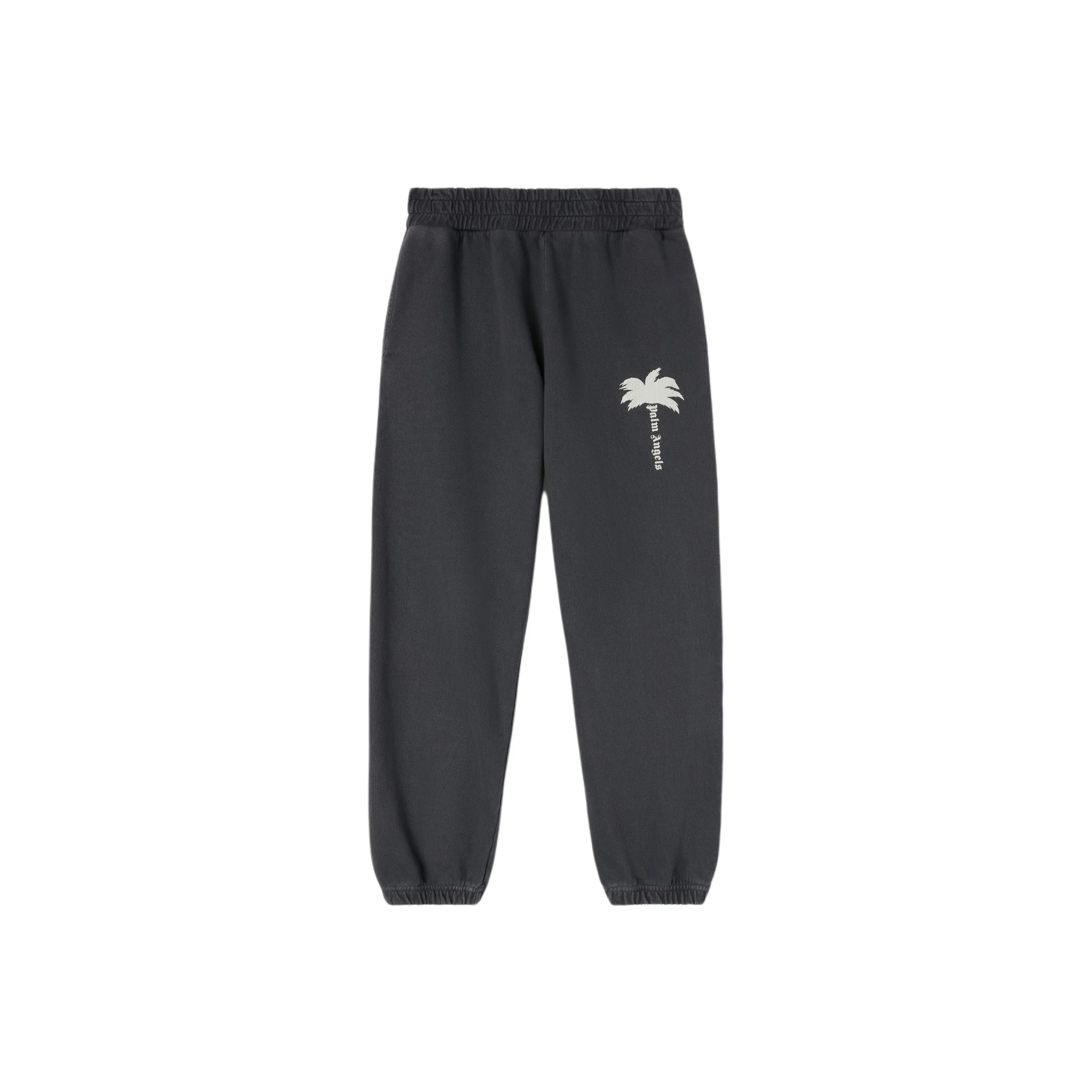 PALM ANGELS Knitted Sweatpants Men Gray