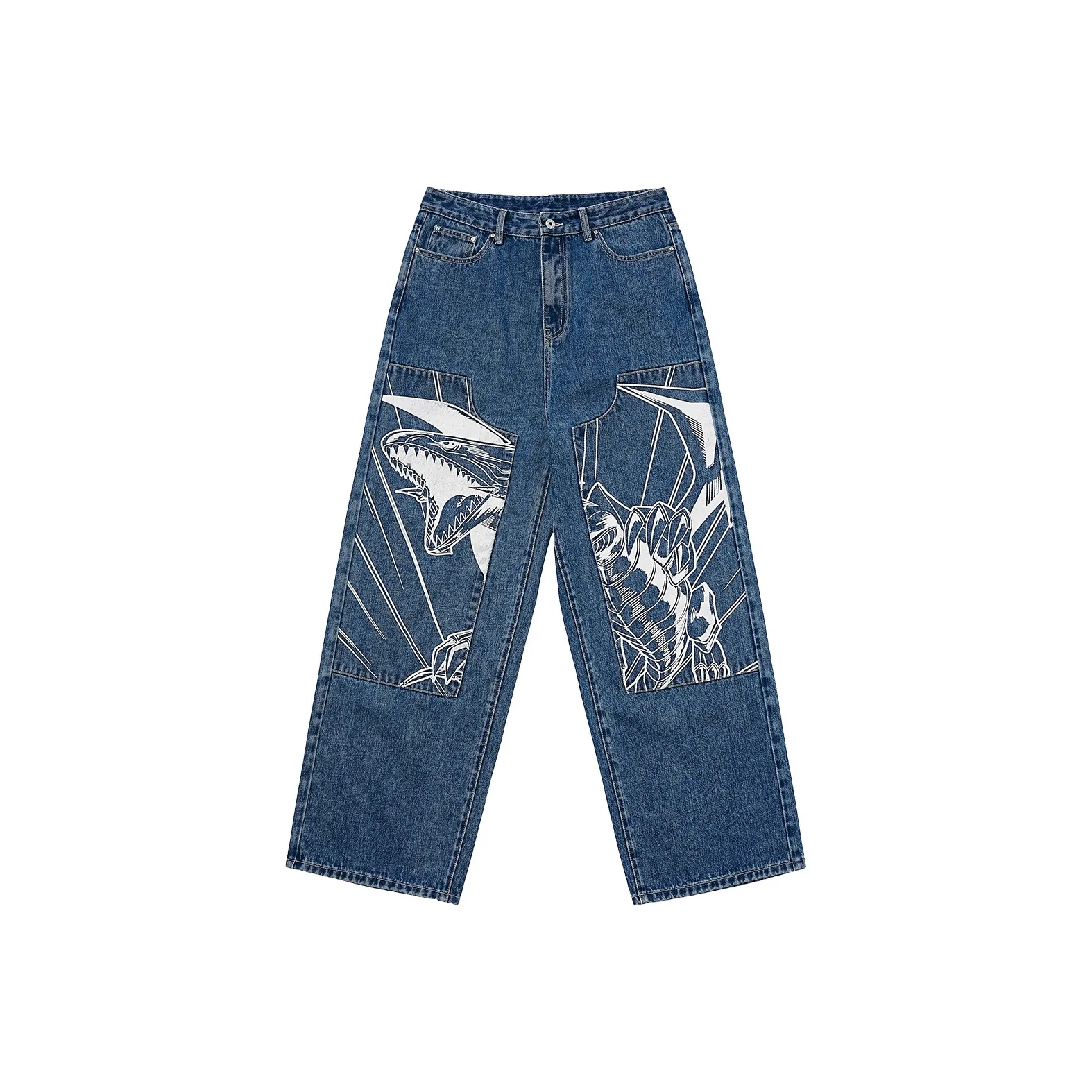 WHOOSIS Yu Gi Oh! Collaboration Series Jeans Unisex