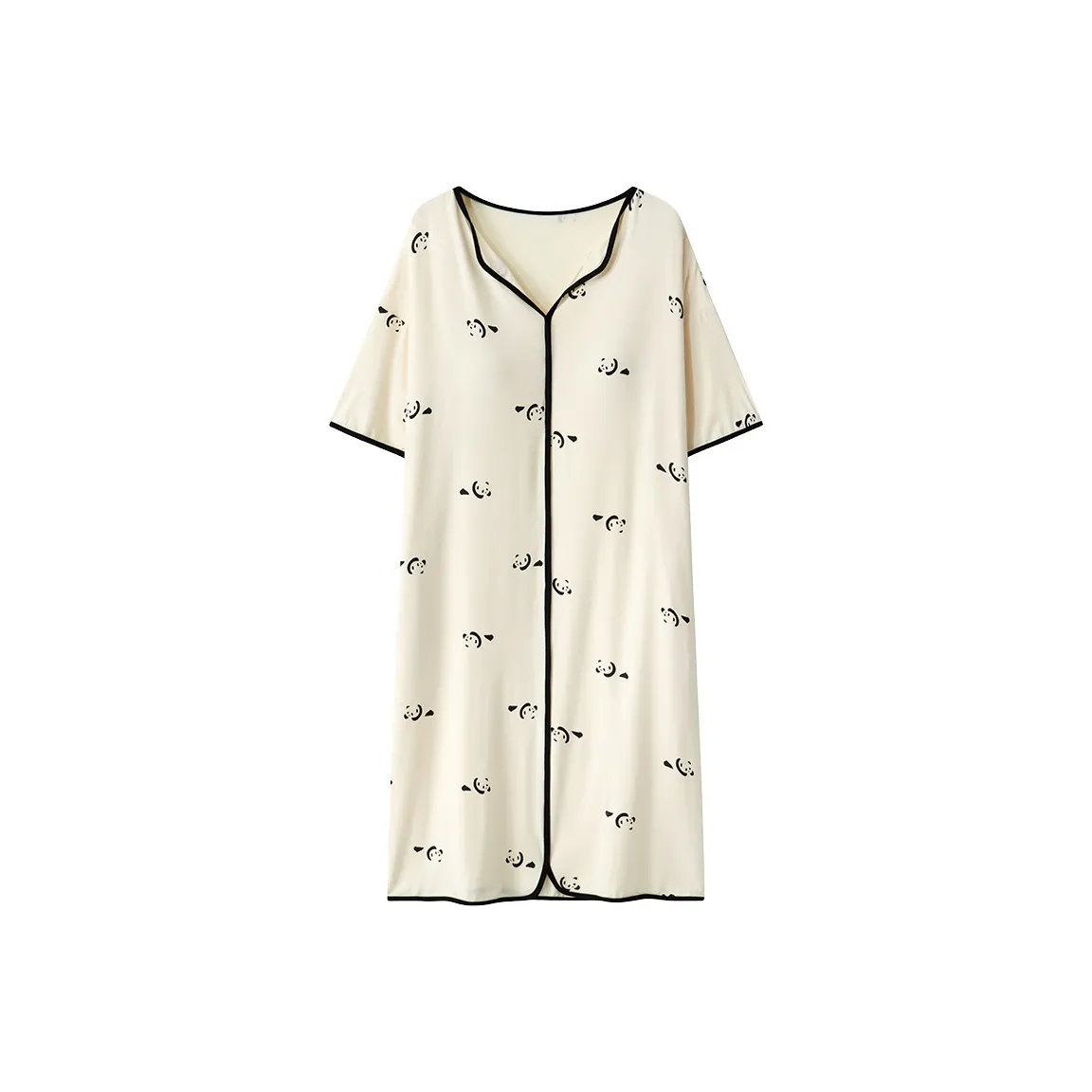 FENTENGCARE Nightgown Women's Apricot