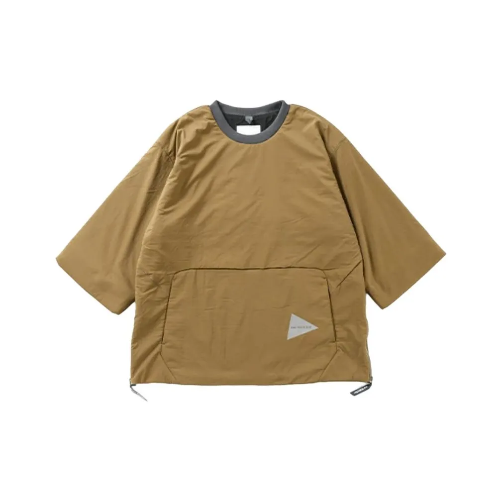 And Wander Puffer Jacket Unisex Beige