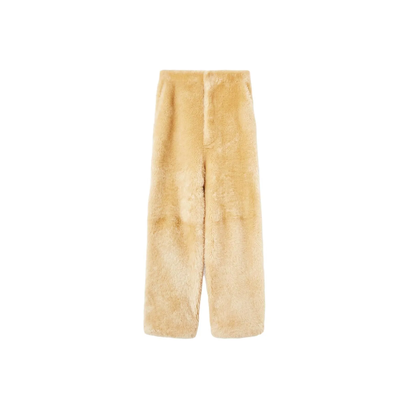 Loro Piana FW24 Casual Pants Men's Cream Cashmere Mixed Color