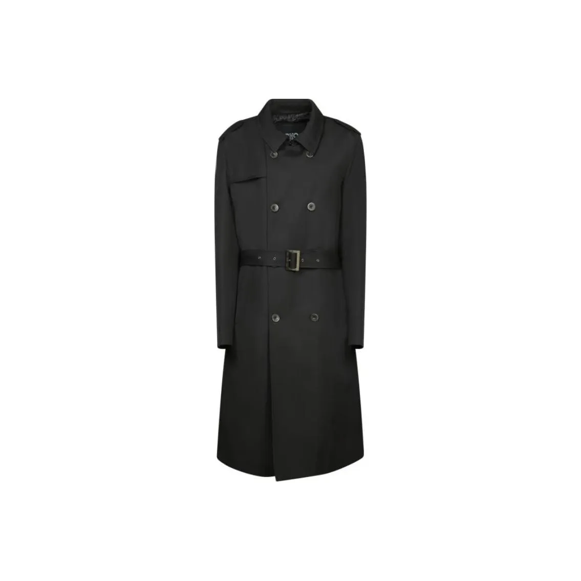 HERNO Double Breasted Gabardine Trench Coat