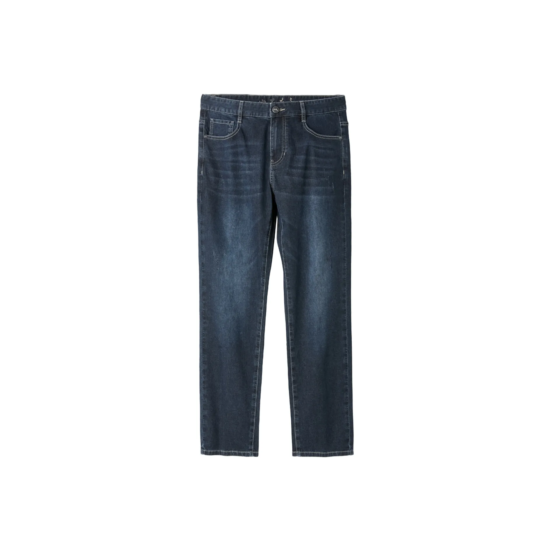 HLA Heart Of China Series Jeans Men's Blue Gray Denim Gradient Dark 72
