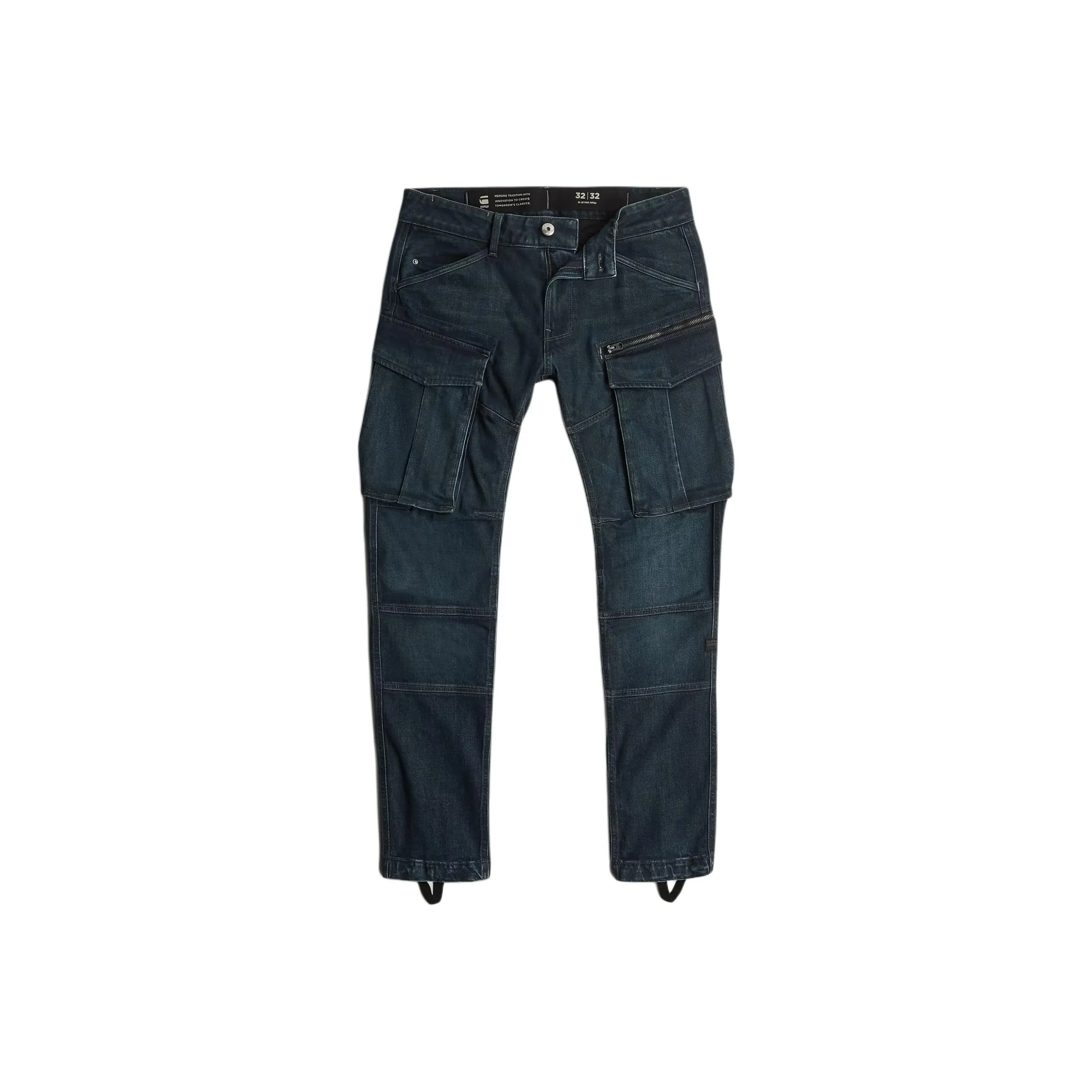 STAR RAW Джинсы Мужские Темно-циановый