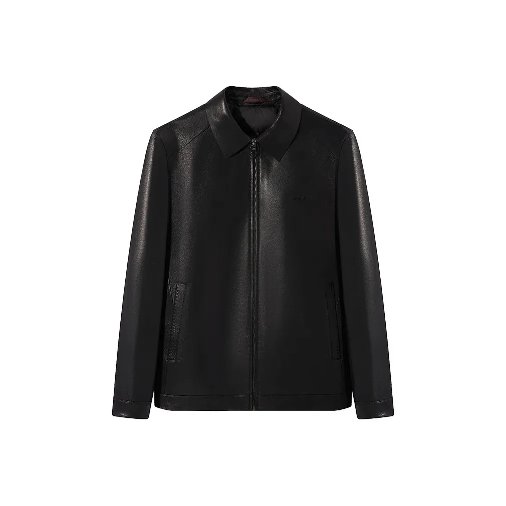 SEVEN Кожа Куртка Мужская Черная