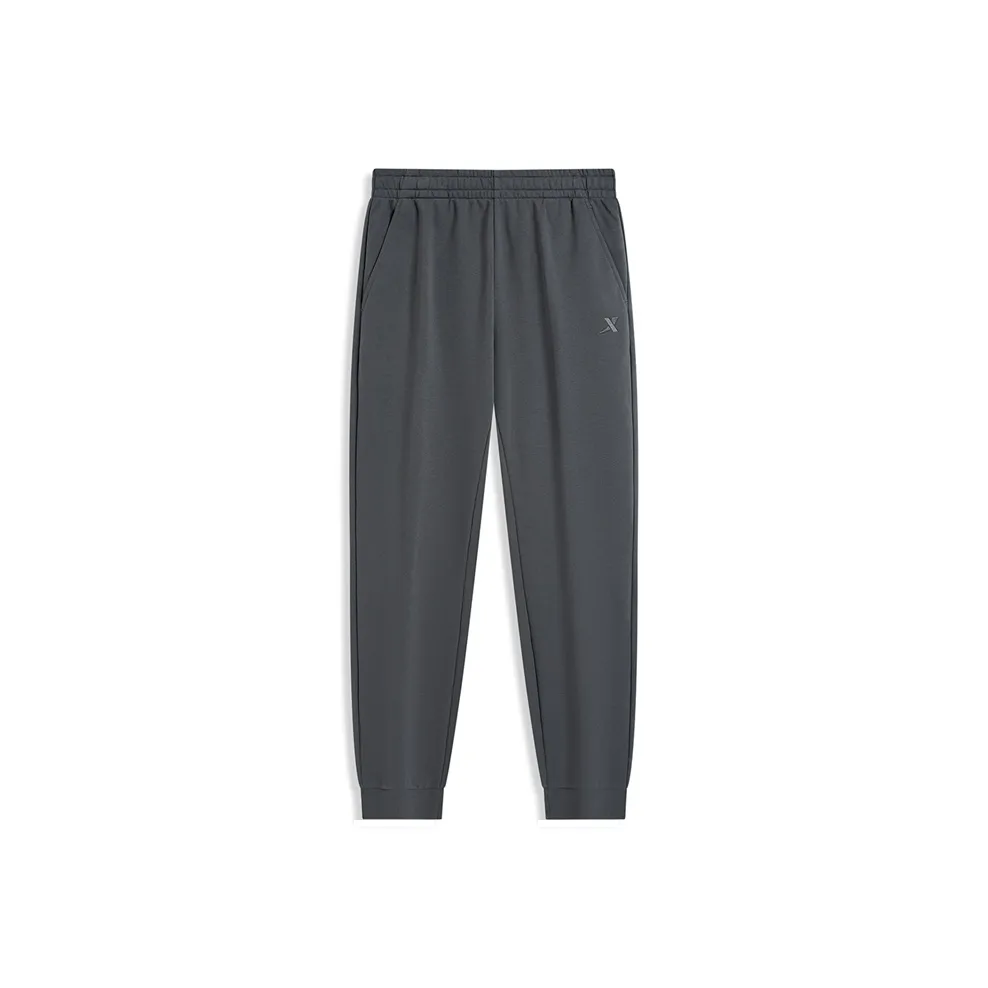 XTEP Variety Training Collection Knitted Sports Pants Men's Pearl Gray