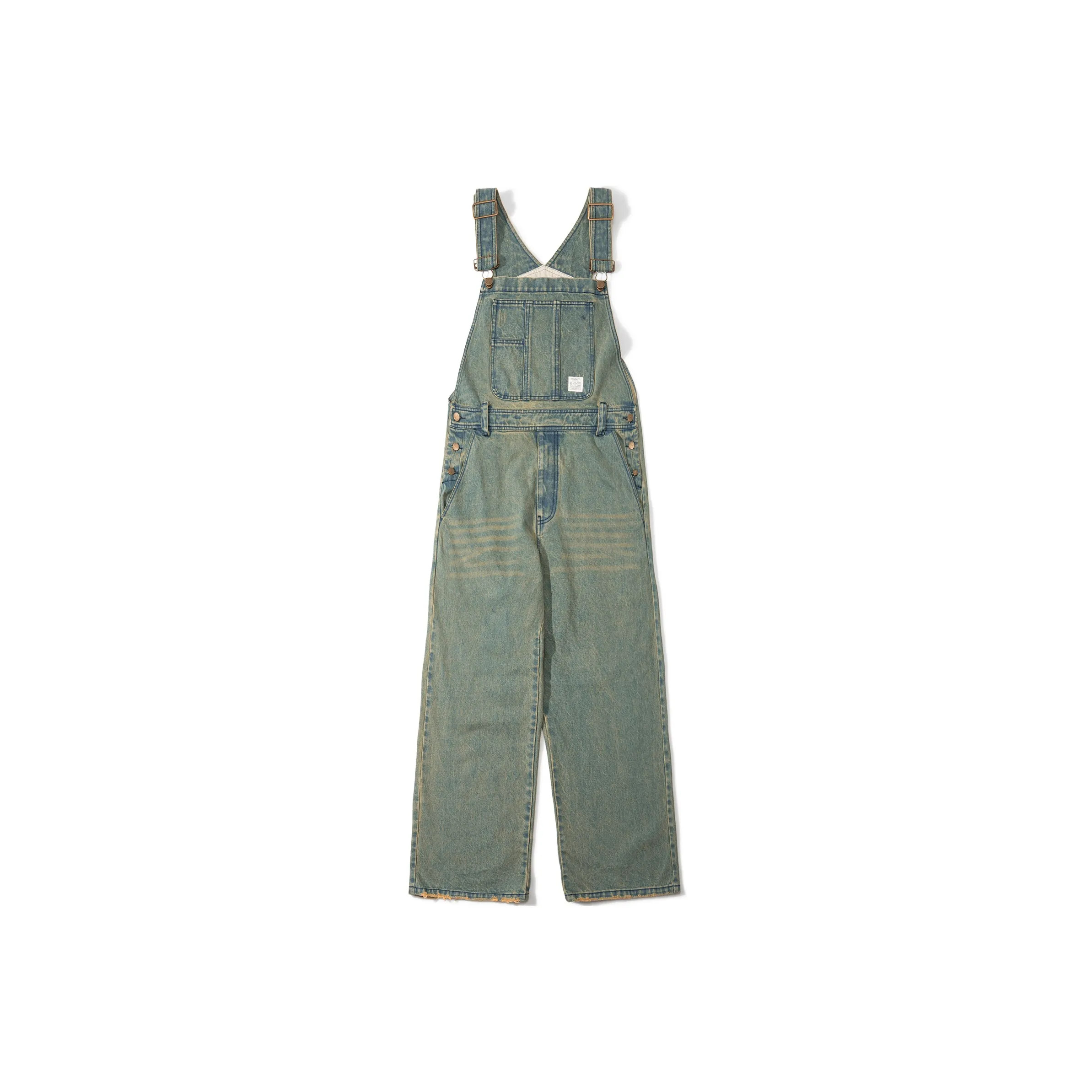 UNVESNO Casual Pants Unisex Blue Yellow