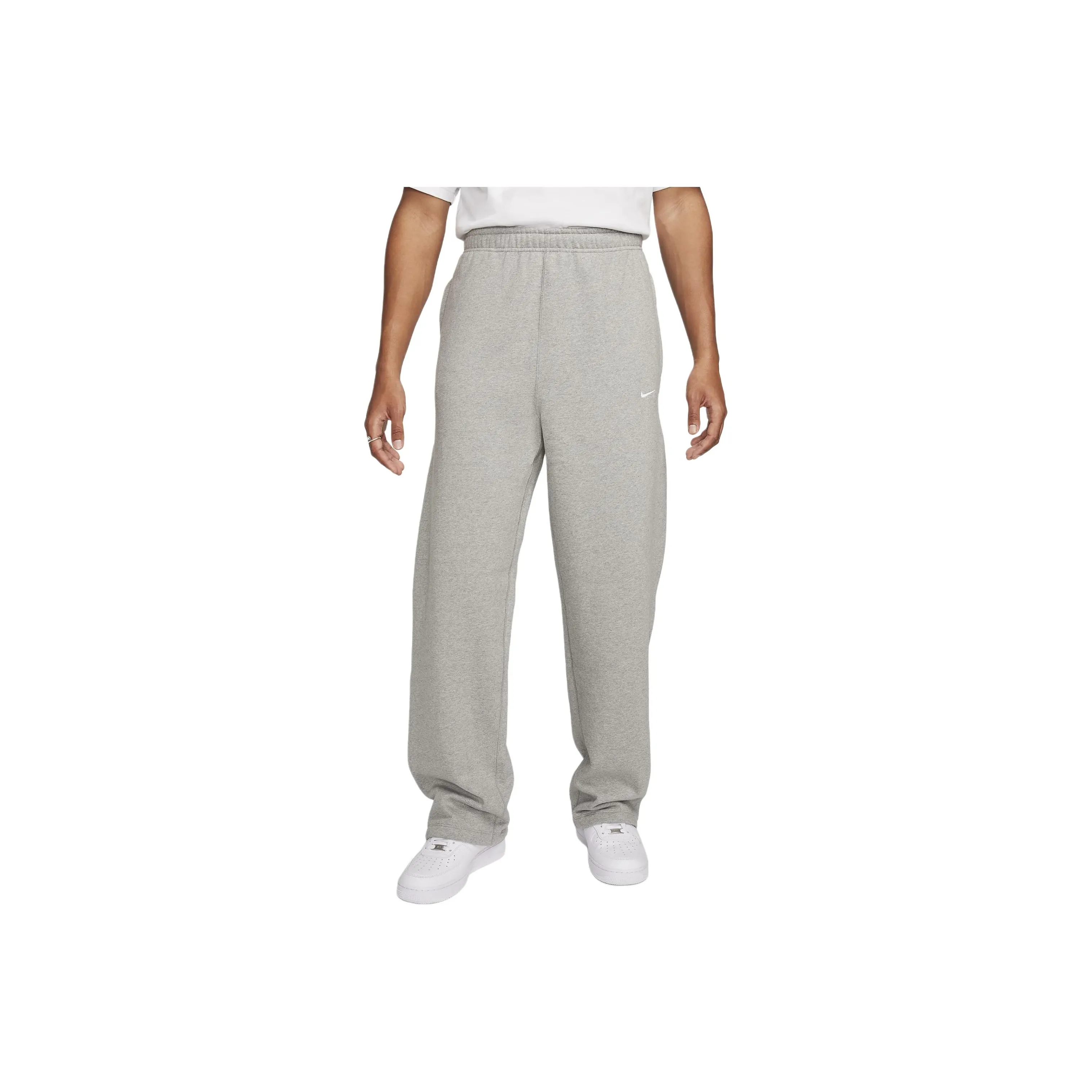 Nike Solo Swoosh Men's Open Hem Fleece Pants