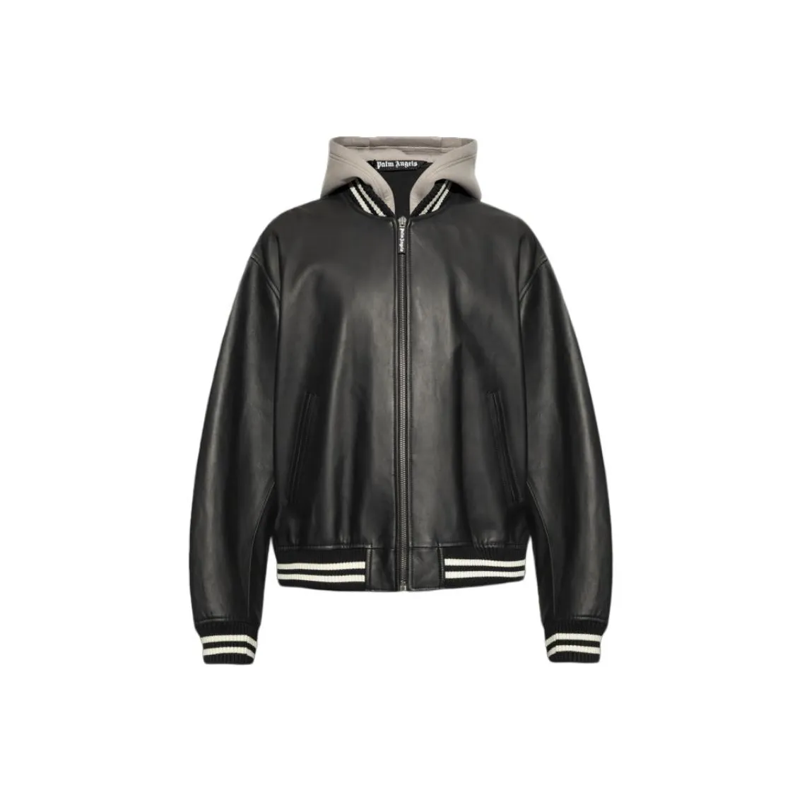 Classic Checkers Hoodie in Black