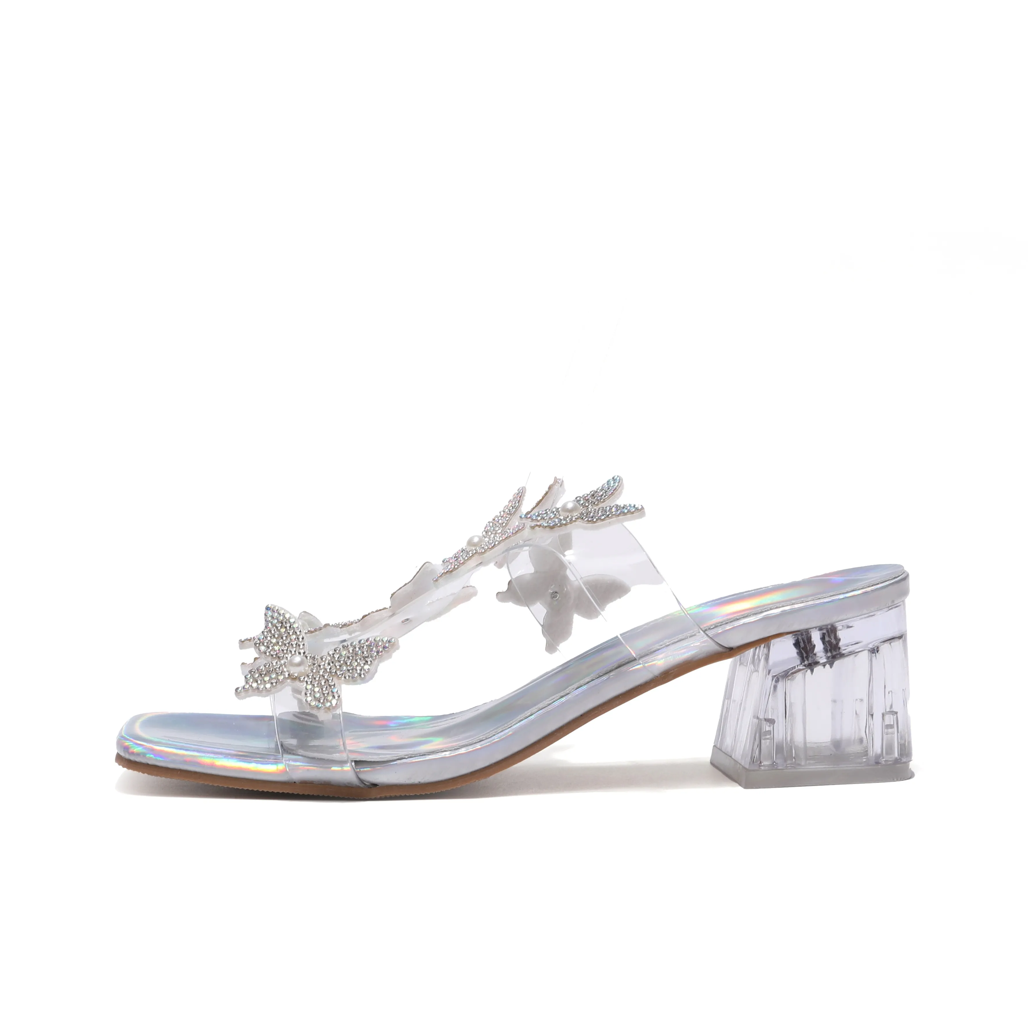 Dawei's House Резиновая подошва Слипоны Женские Серебряные