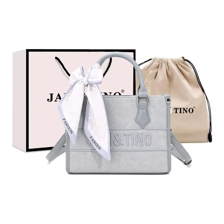 JANITINO ПУ (полиуретан) Сумка через плечо Сумка Женская Серого цвета