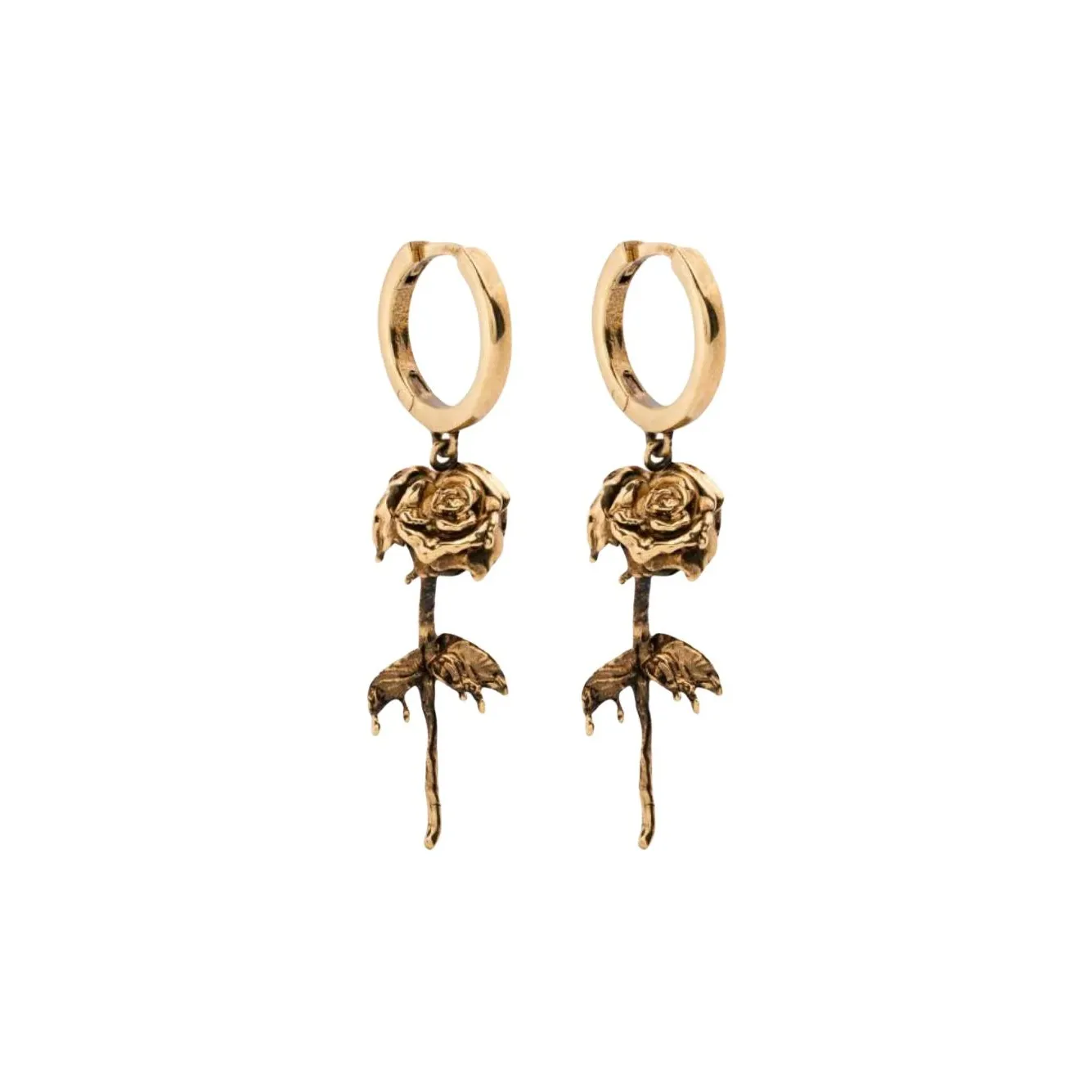 Alexander McQueen Rose Earrings