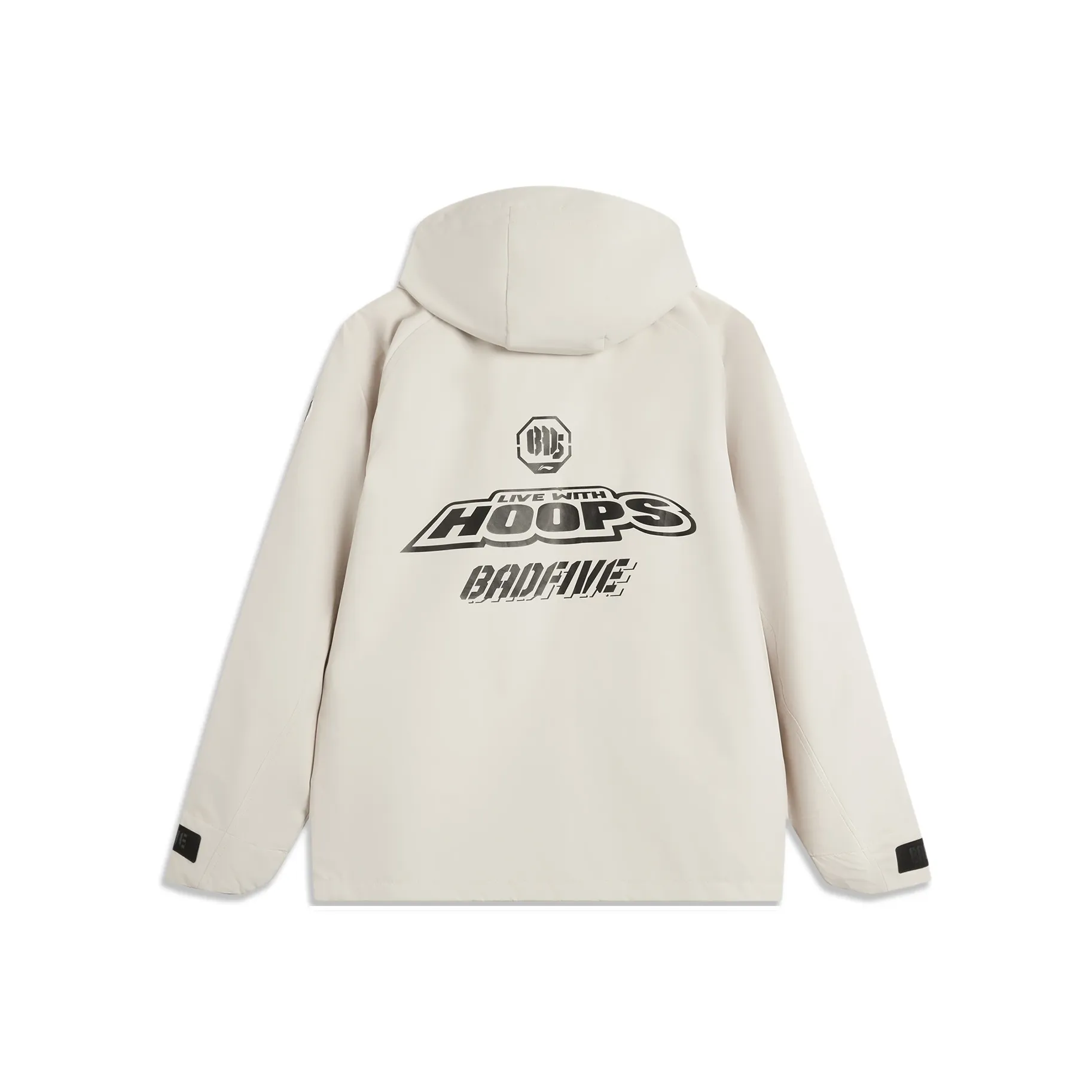 LINING Basketball Collection Тренчкот Мужской Rock Белый Серый