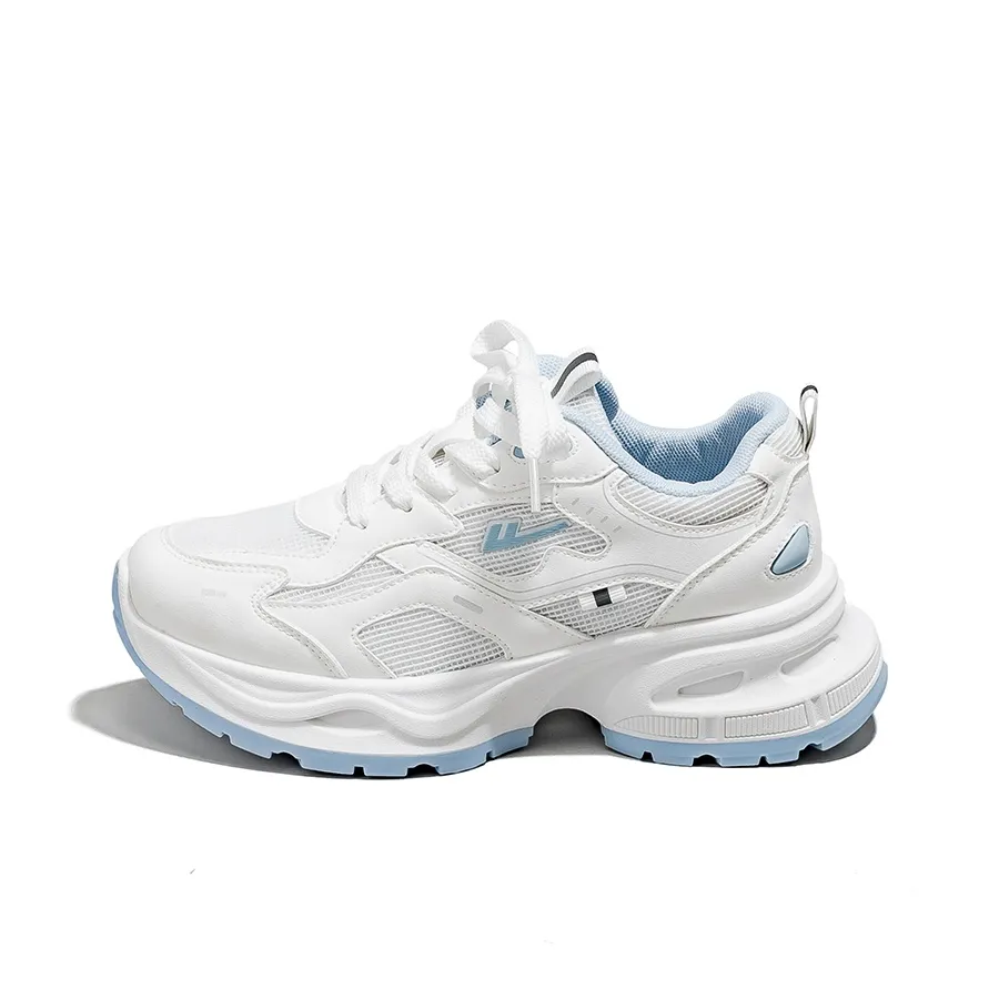 Warrior Low Топ Толстоподошвенные кроссовки Женские Белые Светло-Синие