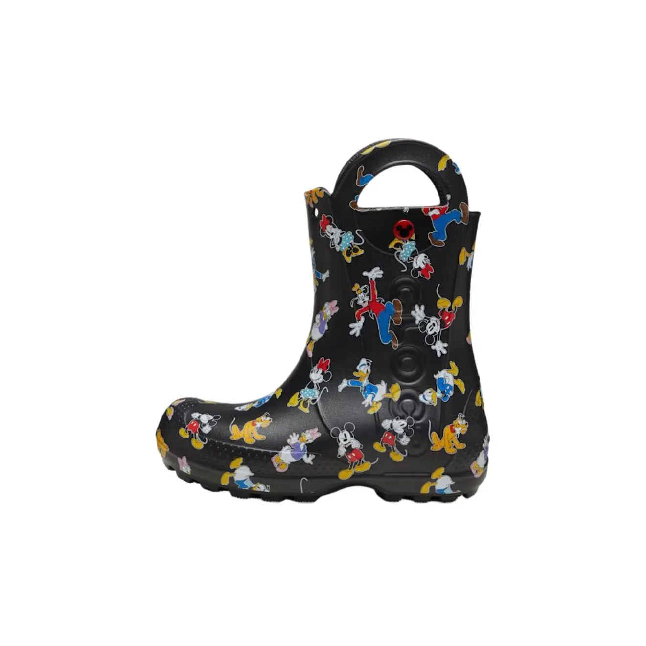 Crocs Mickey Friends Slip-resistant Abrasion-resistant High Top Обувь для малышей Черный Infant и Toddler