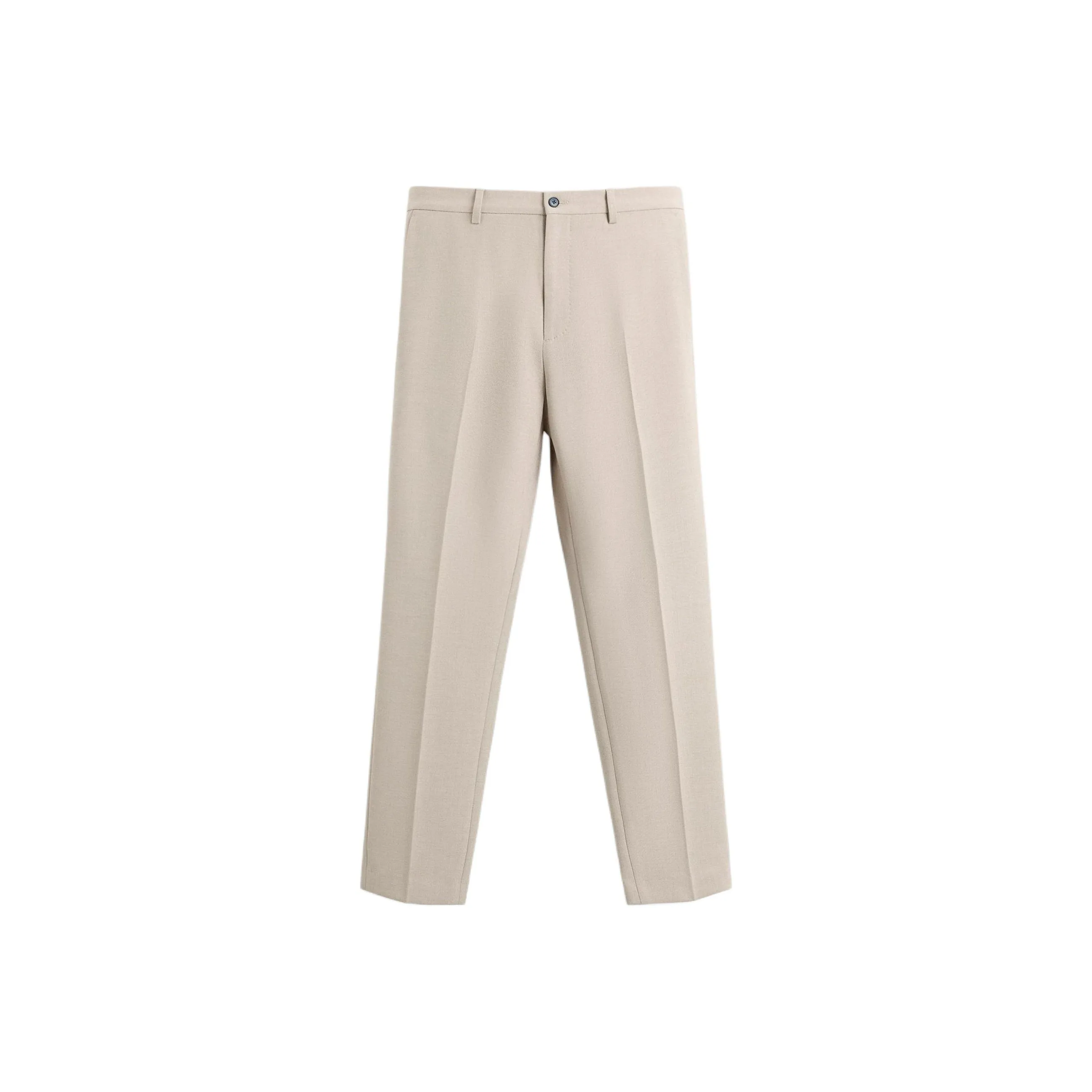 ZARA Suit Trouser Men's Sand/Zebra Print
