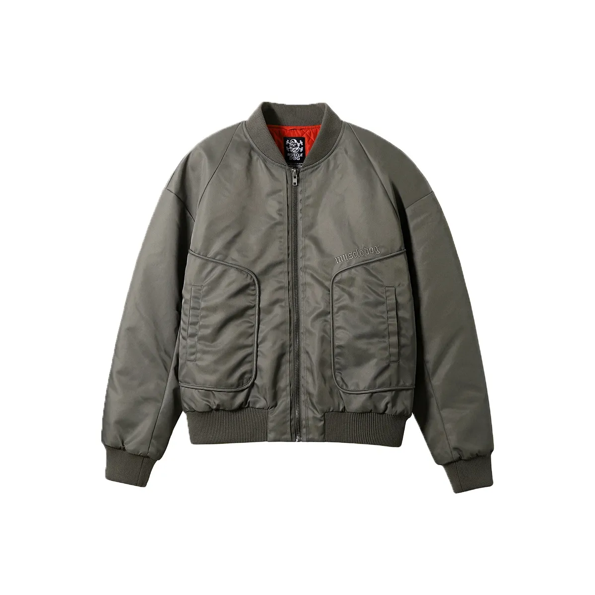 Muscle Dog Puffer Jacket Men's Army Green