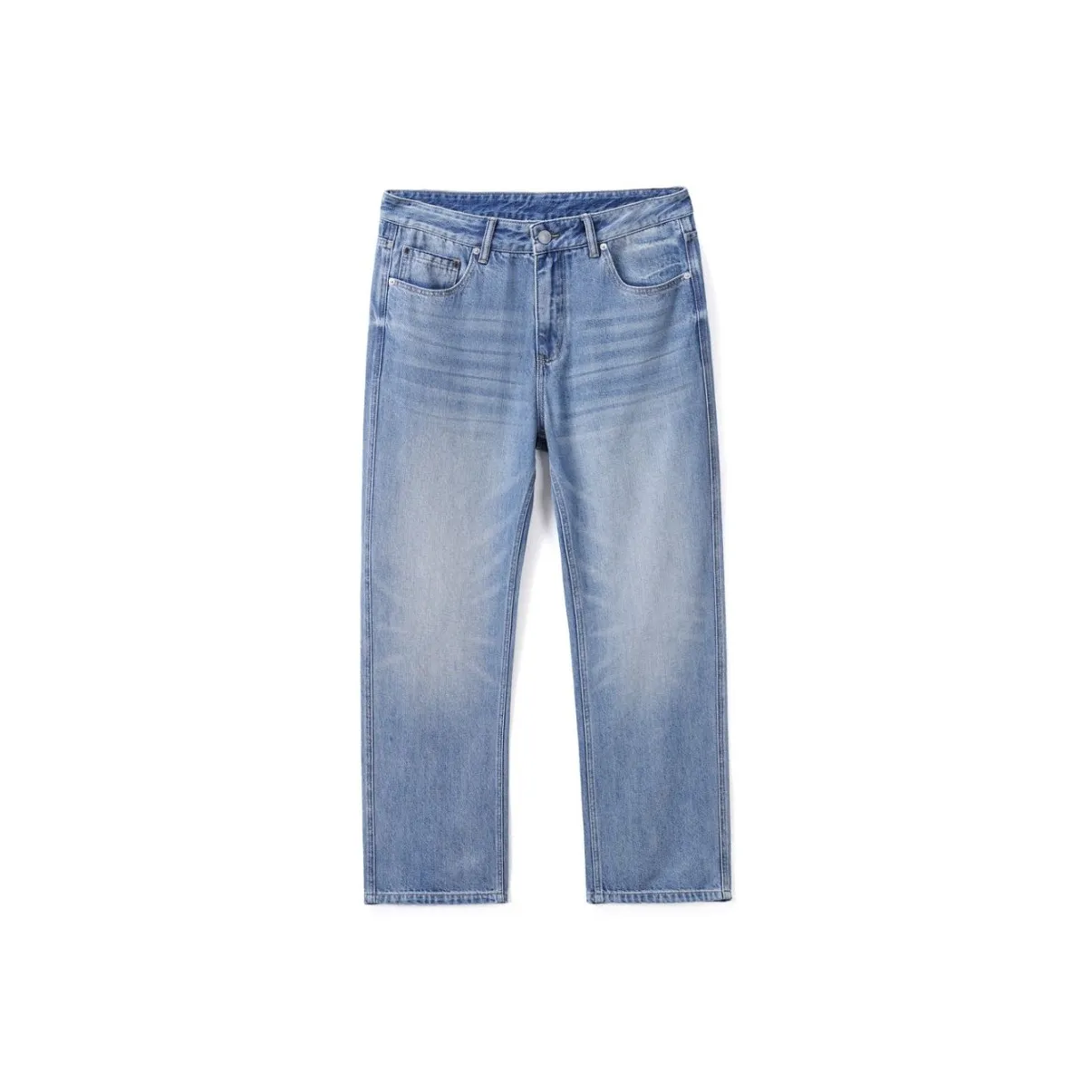 HUNZHI Джинсовый синий Унисекс Джинсы