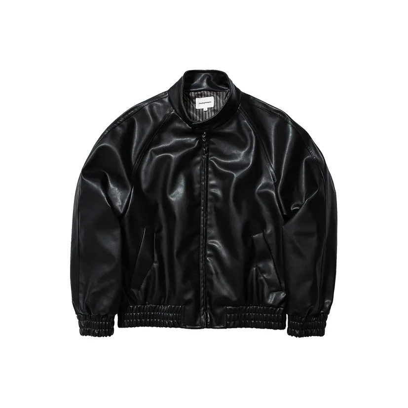 COUNTRY MOMENT Leather Jacket Unisex Black