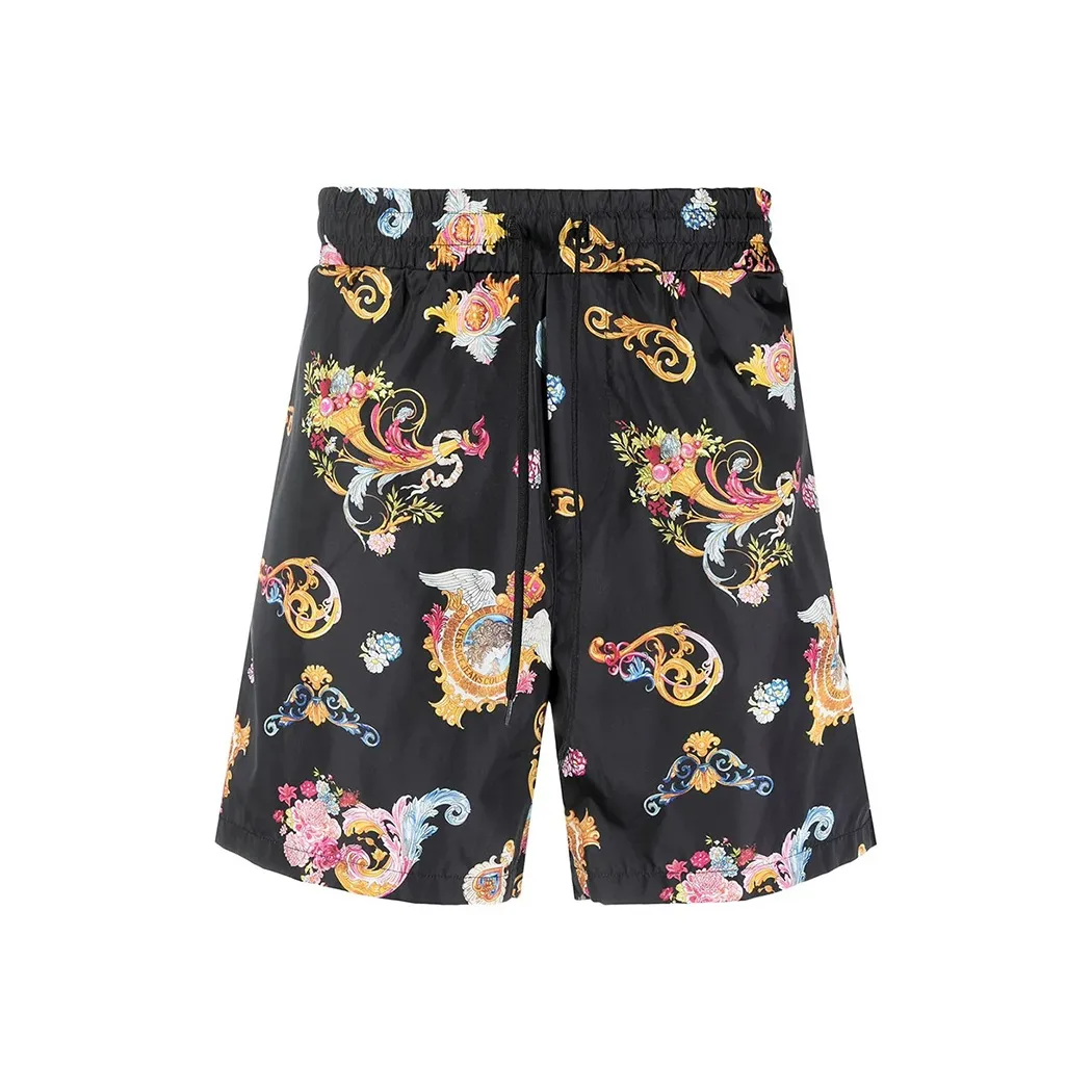 VERSACE JEANS COUTURE Casual Shorts Men Black