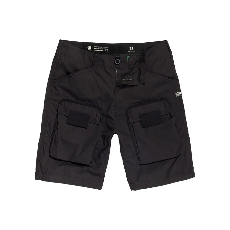 г Звезда RAW Карго Шорты Мужские Темно-черные