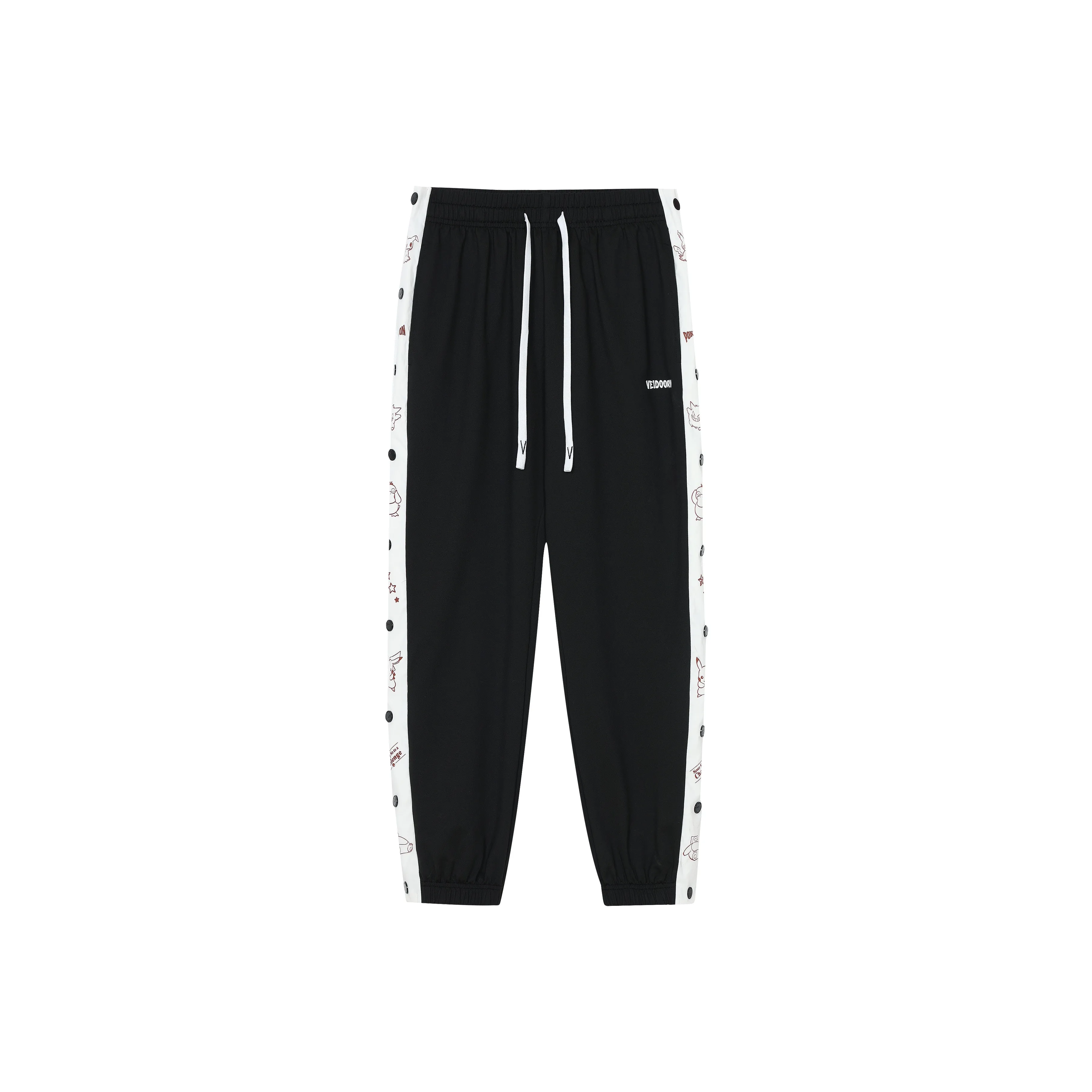 VEIDOORN x Pokemon Knitted Sweatpants Unisex Black