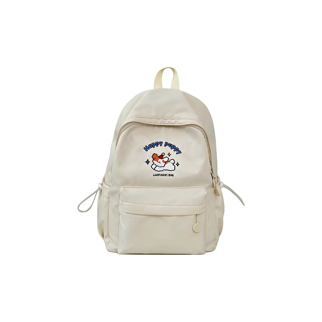 Kaka Tree Nylon Backpack Unisex Yellow/White/Purple/Black