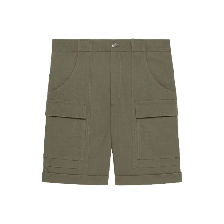 GUCCI X The North Face Повседневные шорты Мужские Армейский зеленый