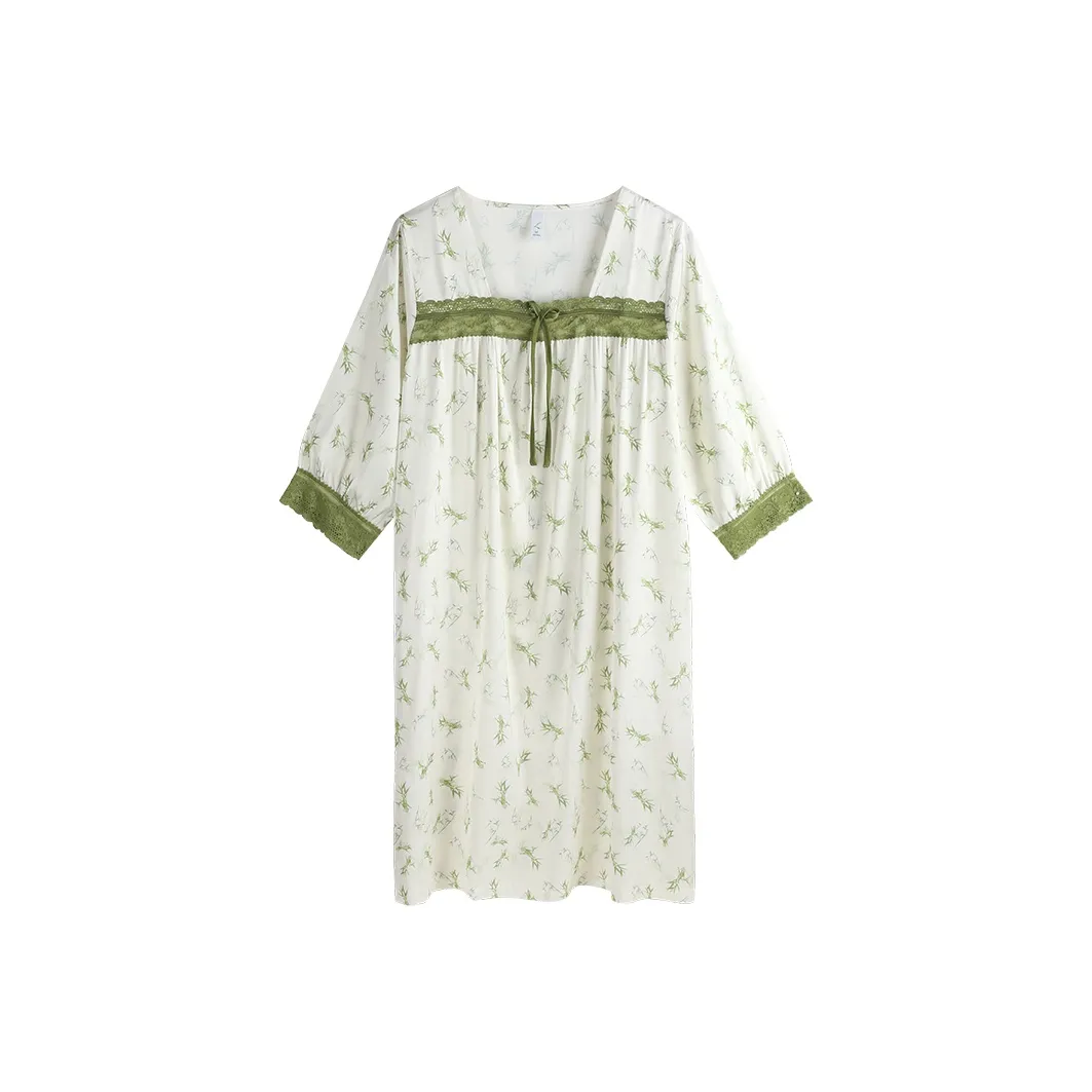 Xuan Liang Ночная сорочка Женская Бамбук Ярко-зеленый