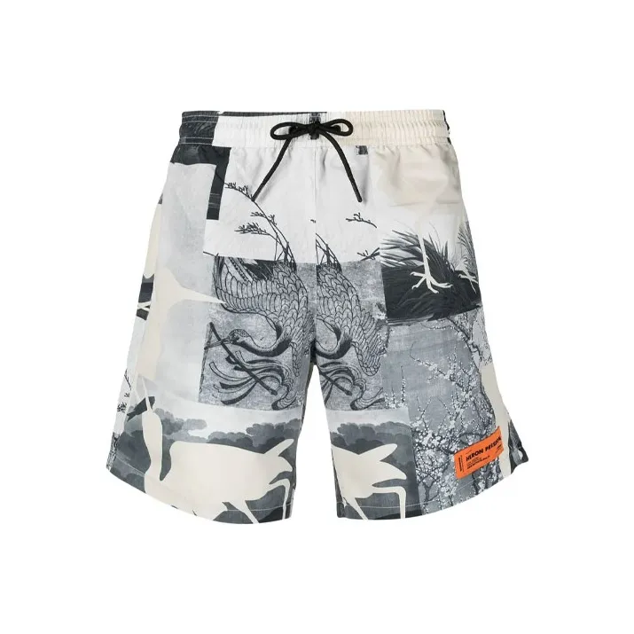 HERON PRESTON Casual Shorts Men's Gray