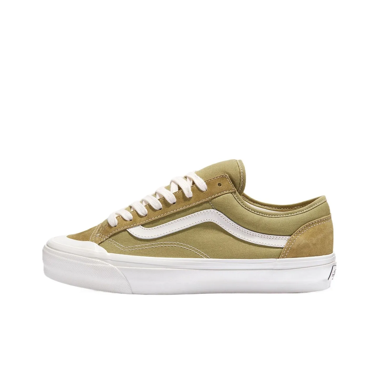 VANS LX Old Skool 136 Низкие Кроссовки для скейтбординга Unisex Light Зеленый