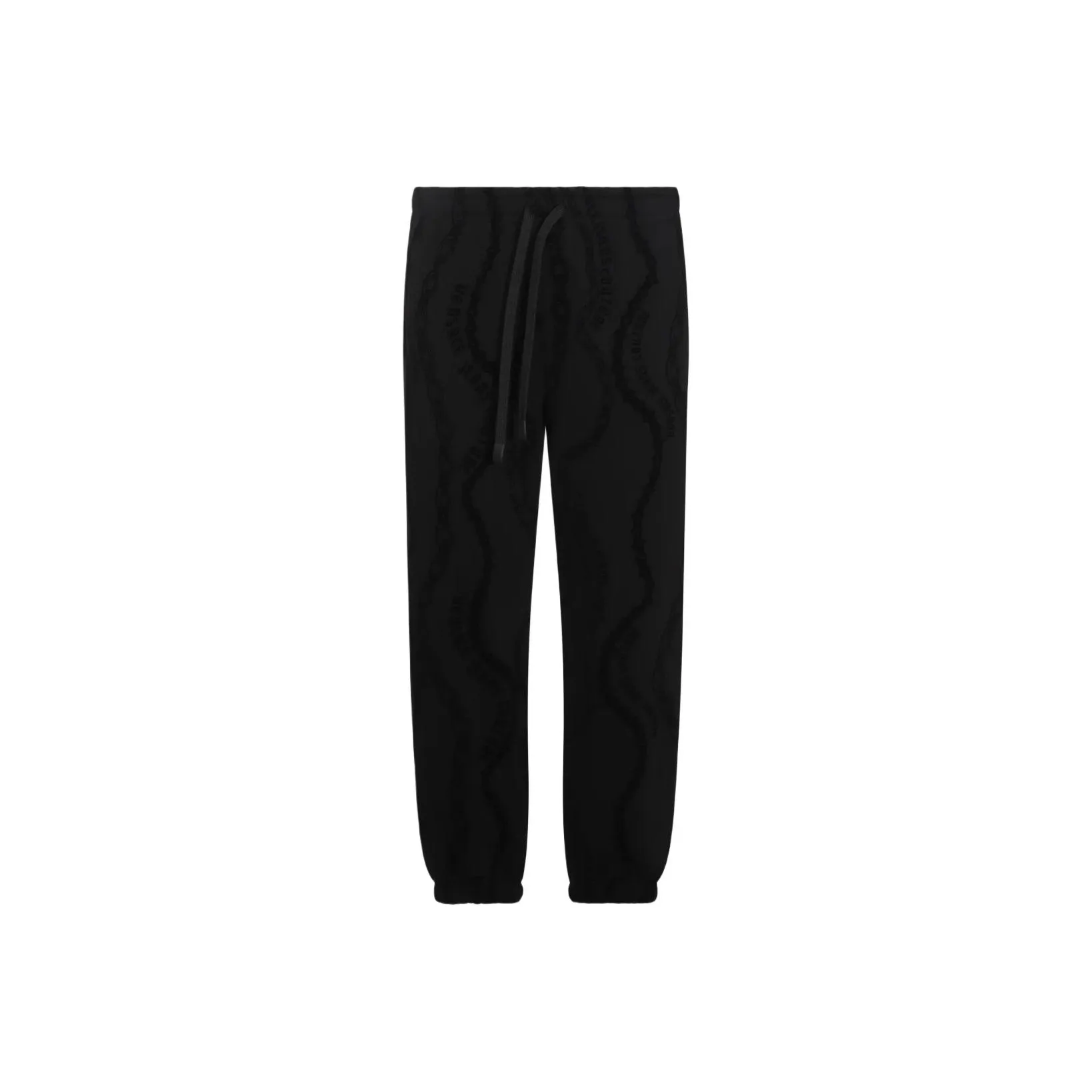 VERSACE JEANS COUTURE Вязаные спортивные брюки мужские черные