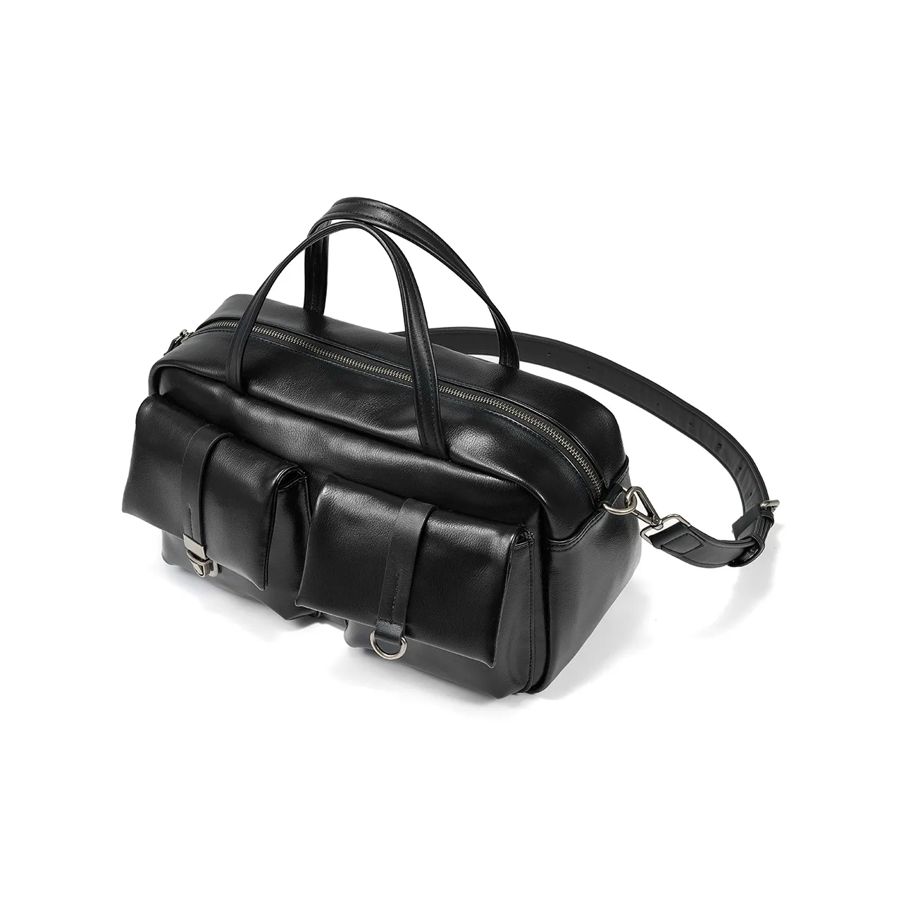 Yawei Kuroda ПУ (полиуретан) Сумка Стандартная Унисекс Черная