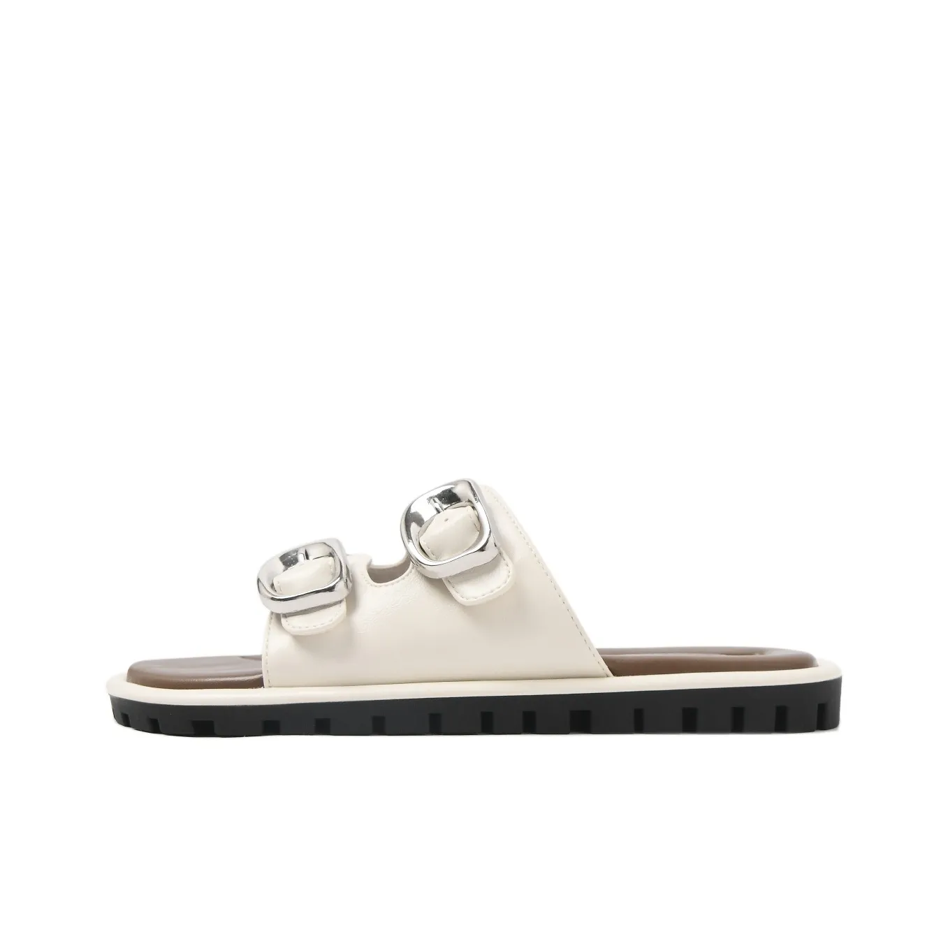 CAMEIDO Пластиковая подошва противоскользящие слипоны женские бежевые