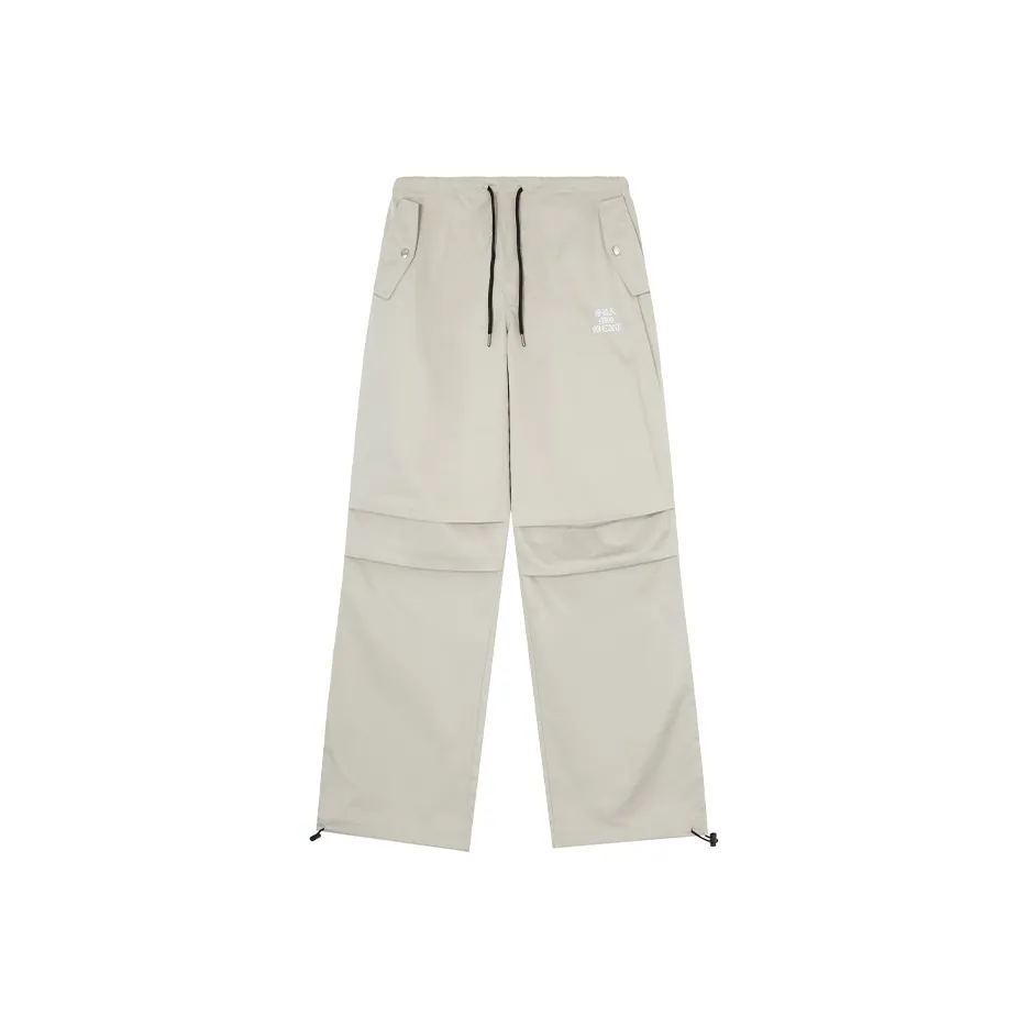 Suamoment Loose Fit Casual Trendy Parachute Pants Unisex