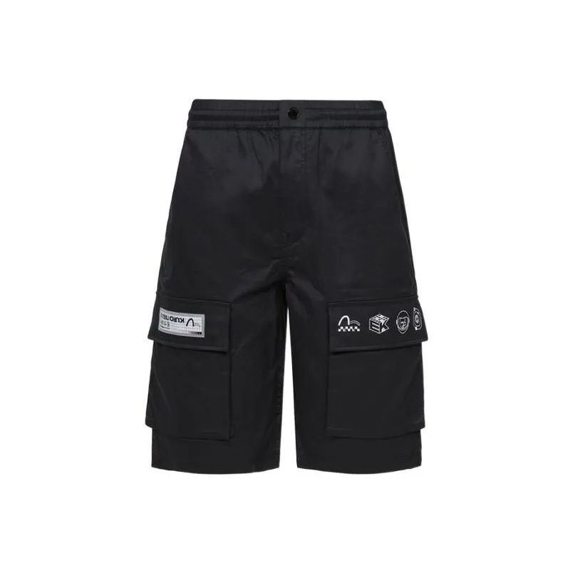 EVISU Cargo Shorts Men's Black