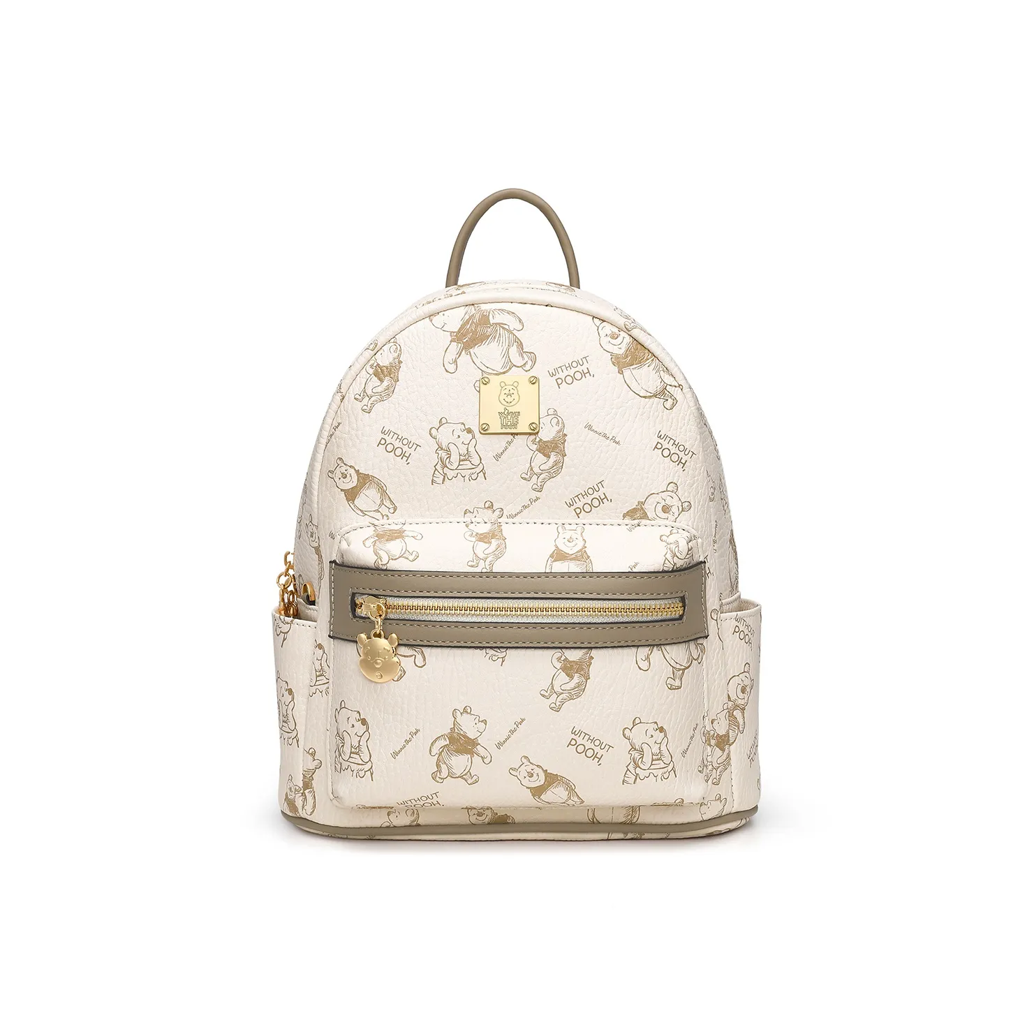 Серия Disney Winnie The Pooh PVC Рюкзак Стандартный Женский Абрикос Розовый Черный