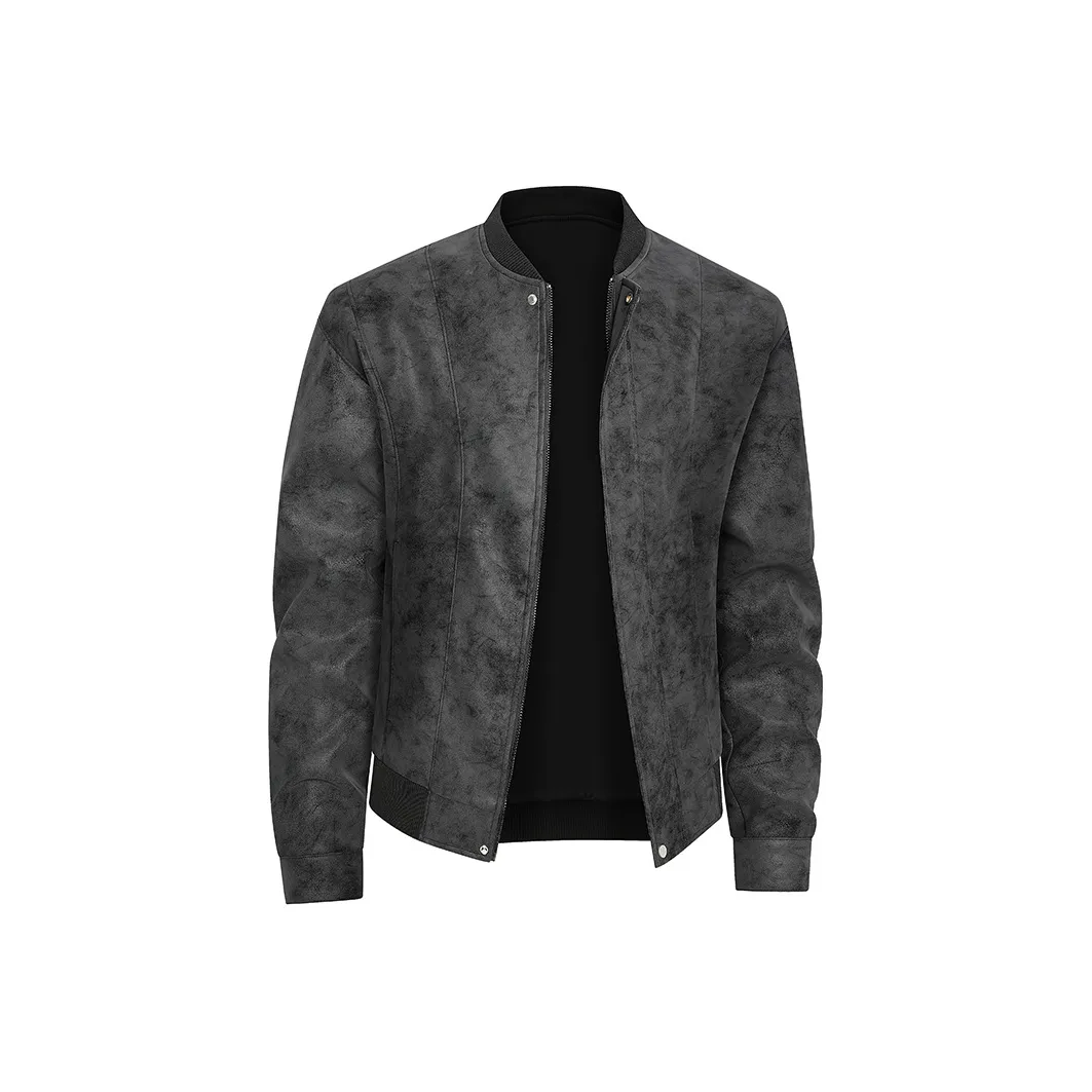 PIERRE CARDIN Leather Jacket Men's