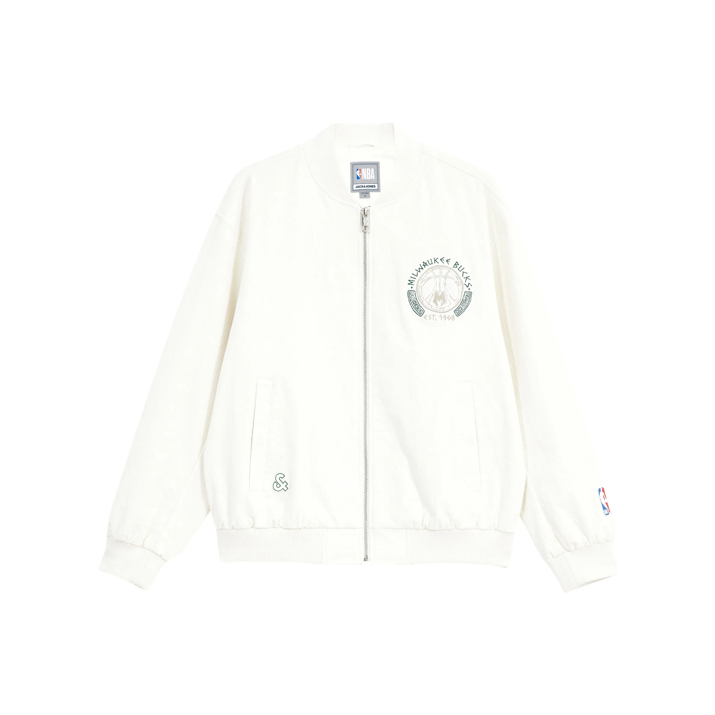 Nba X JACK&JONES Jackets Men's Milk White A42