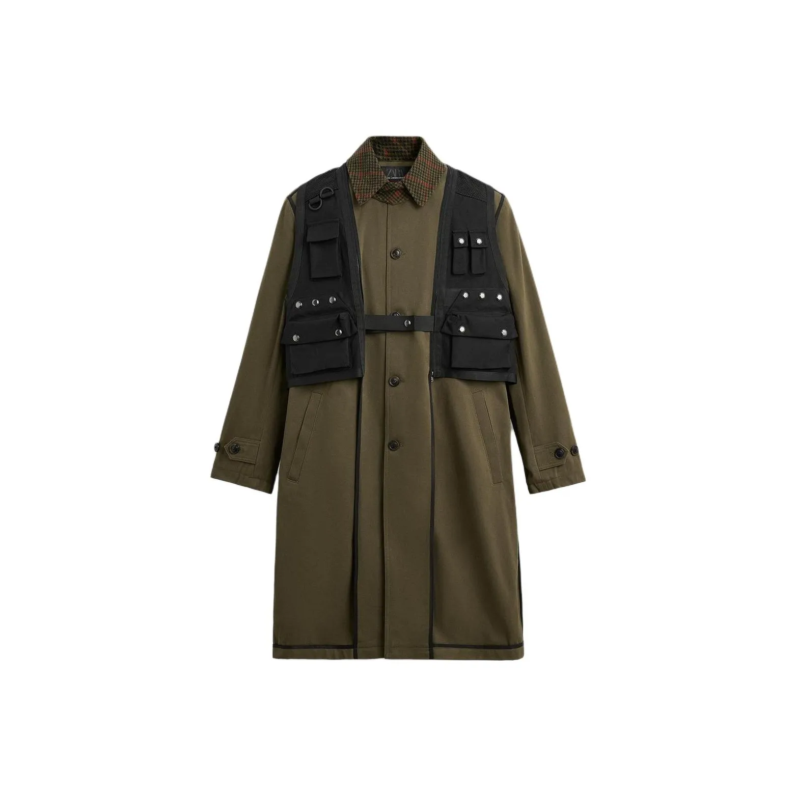 ZARA x ANDERSSON BELL ANDERSSON BELL Collaboration SS25 Тренчкот Мужской Хаки