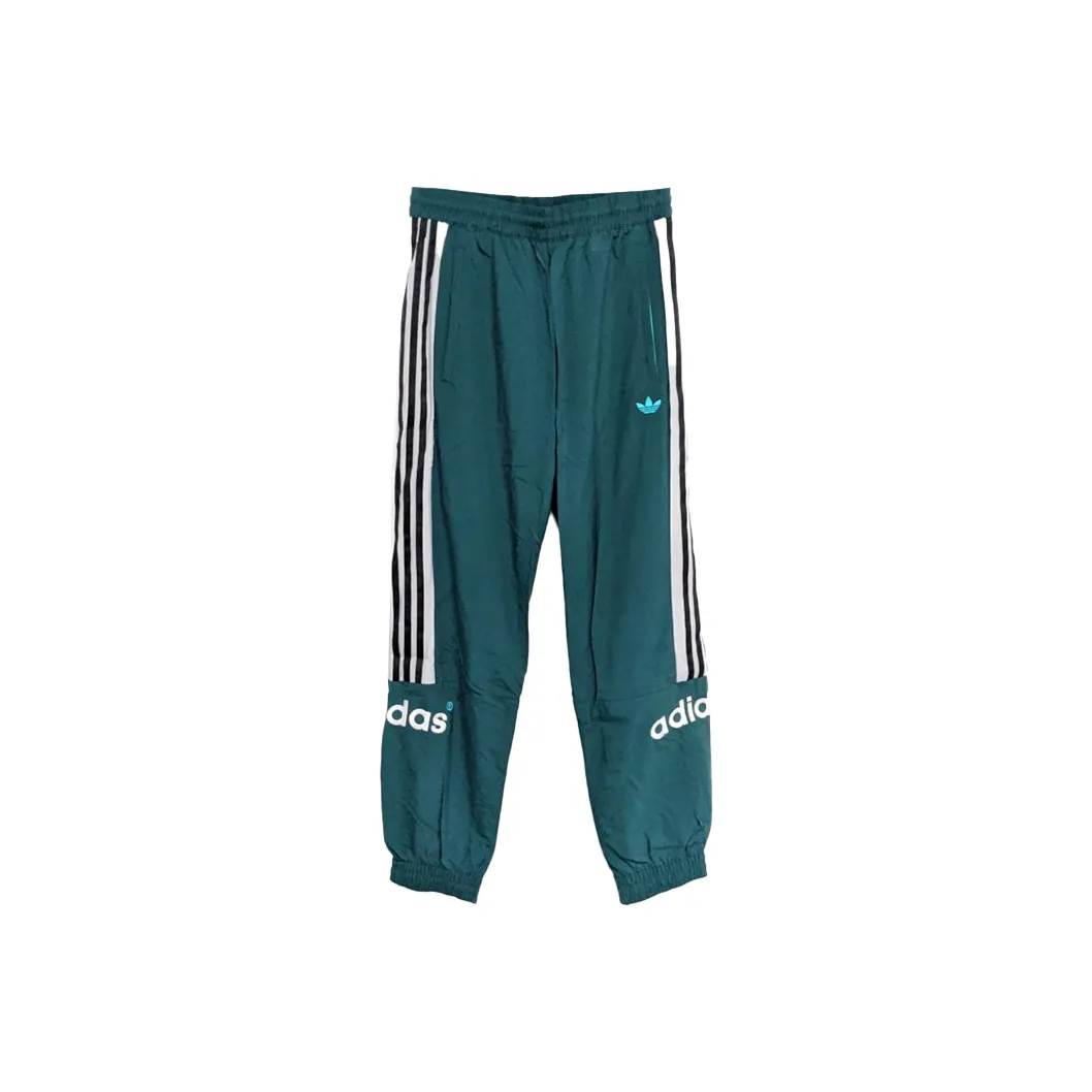 Adidas Originals Вязаные тренировочные брюки мужские зеленые