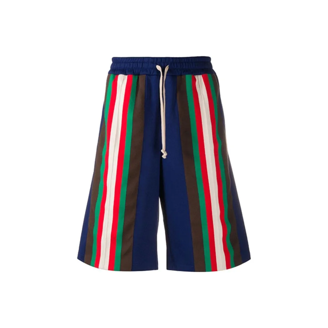 GUCCI Technical Jersey Striped Shorts