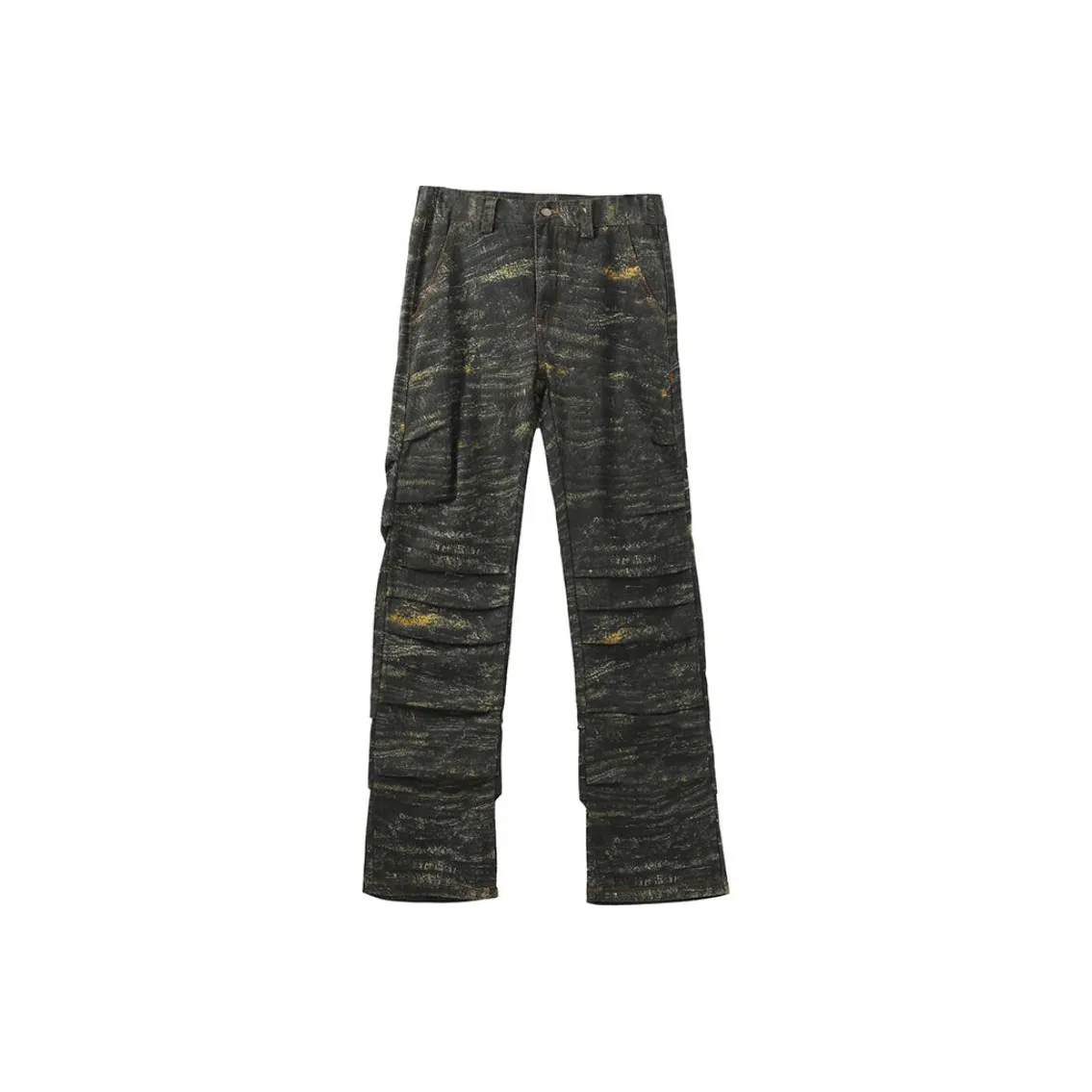 GTRG Jeans Unisex Camouflage Brown Forest